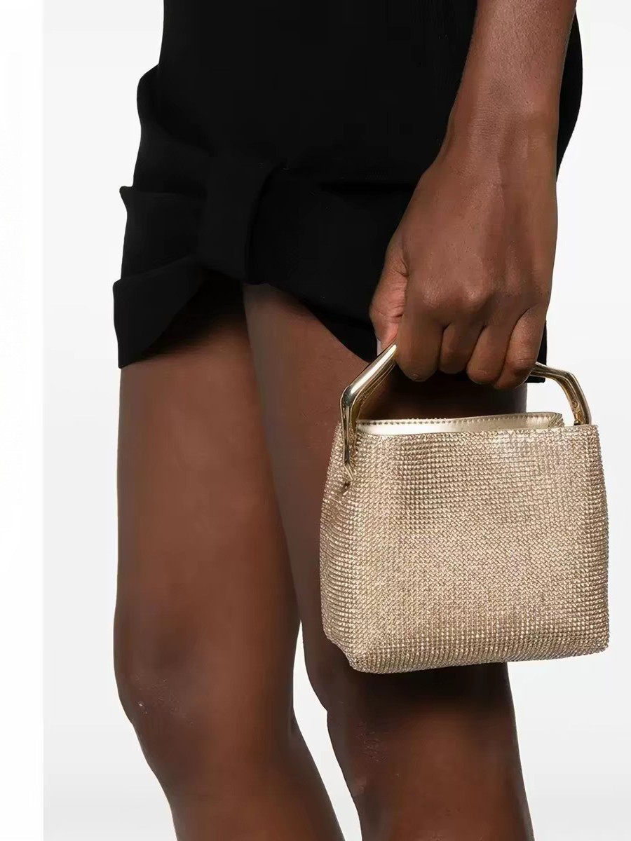 Gold Rhinestone Handbag