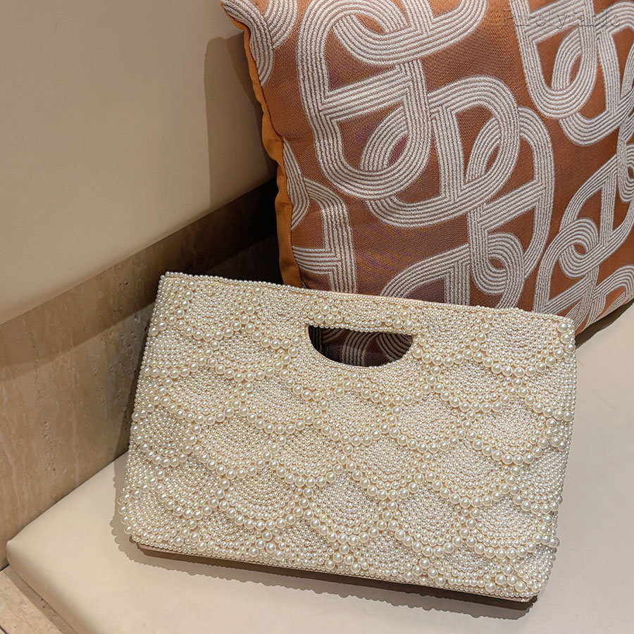 White Pearl Banquet Bag