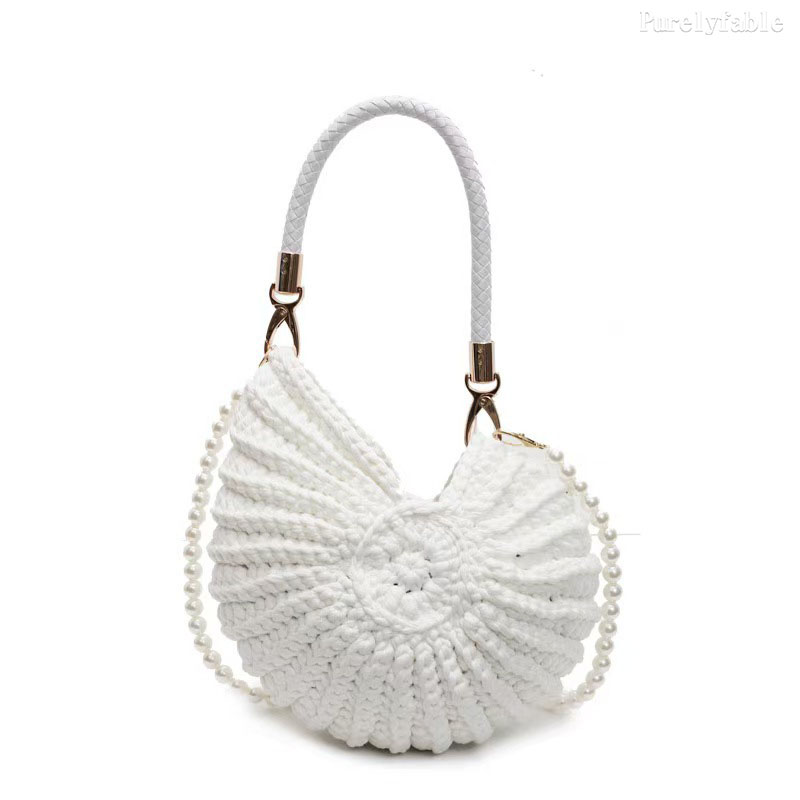 Green Conch Shell Bag