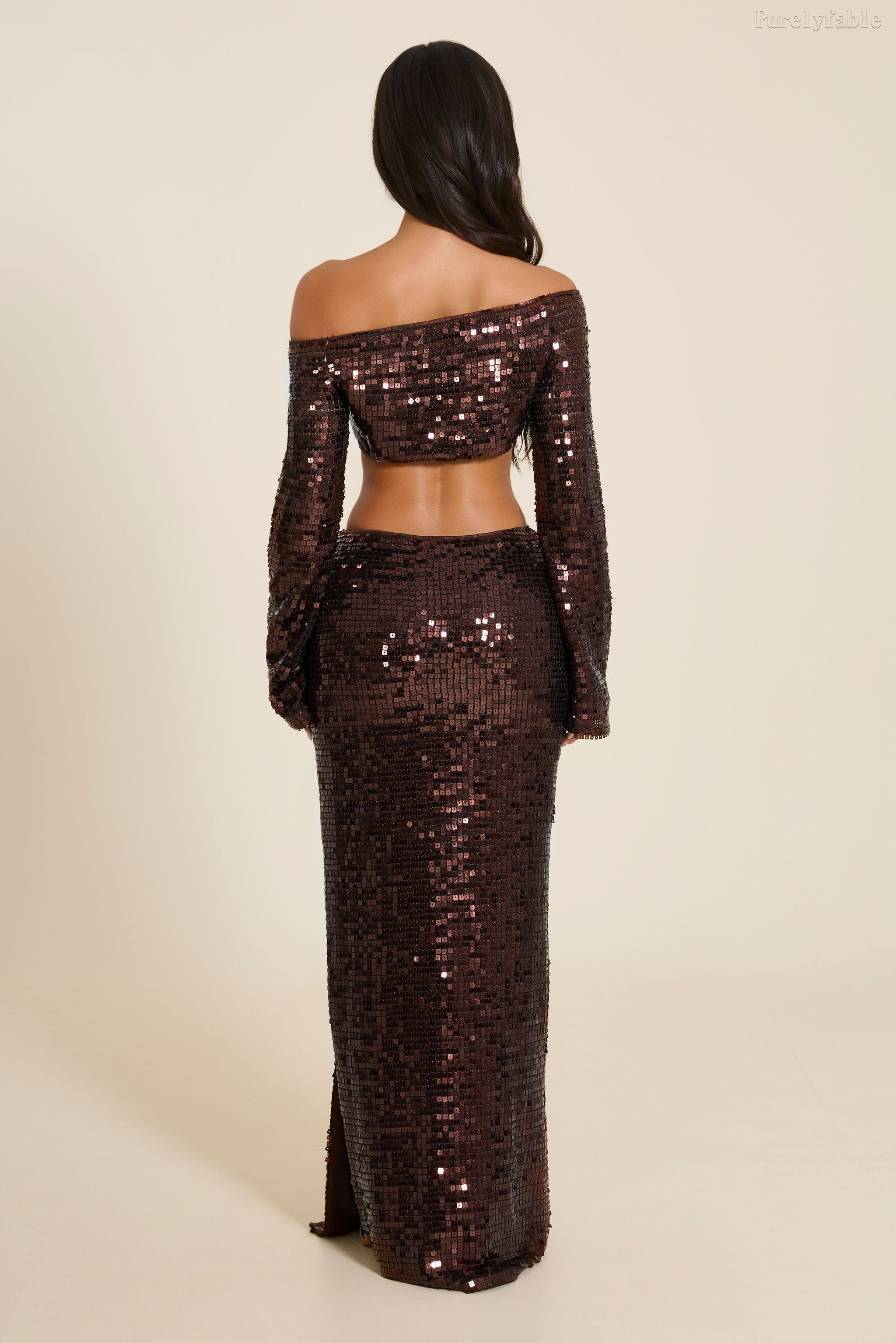 Fleur Sequin Bodycon Dress Set