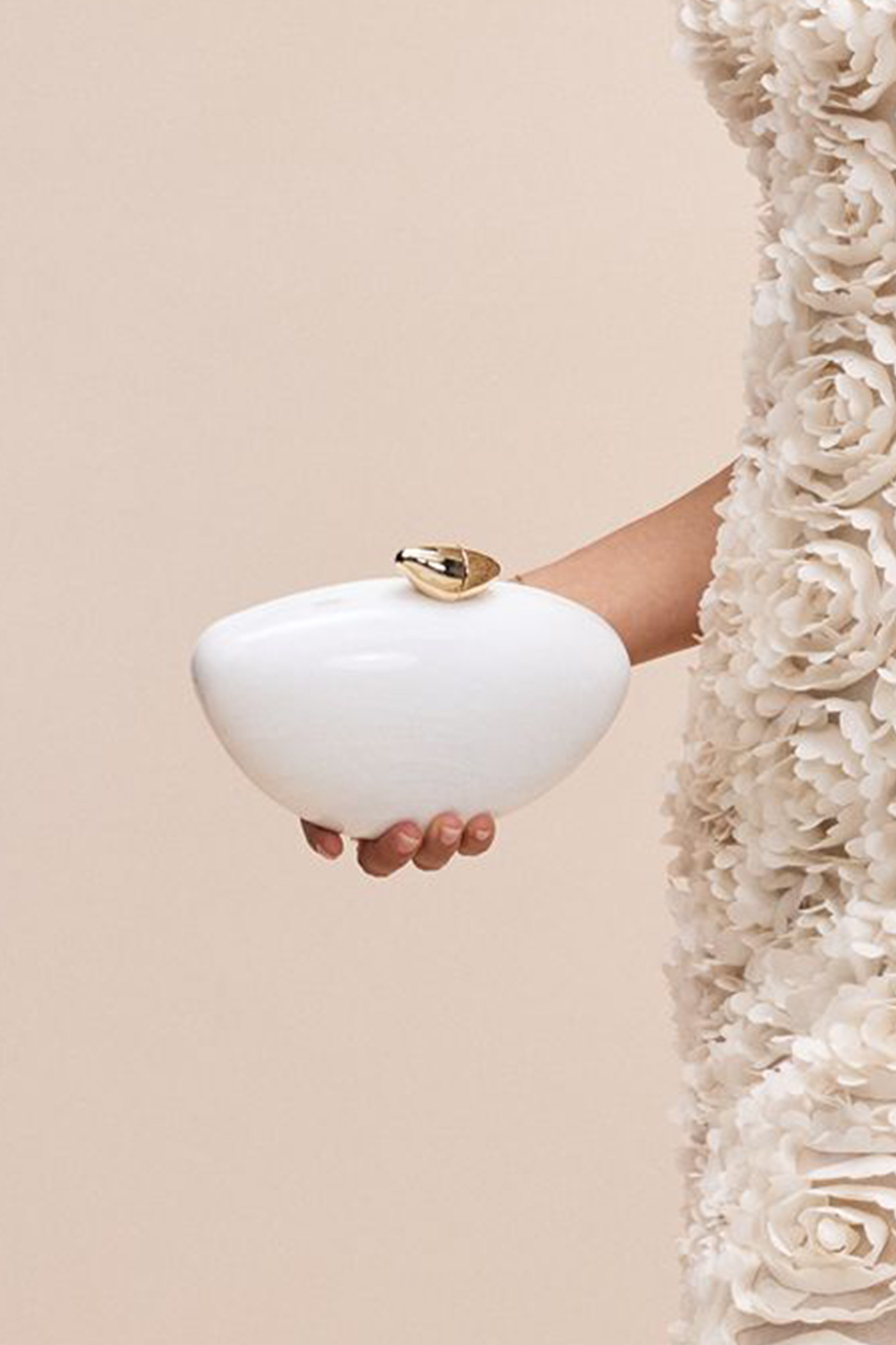 Oval Shaped Acrylic Clutch-purelyfable