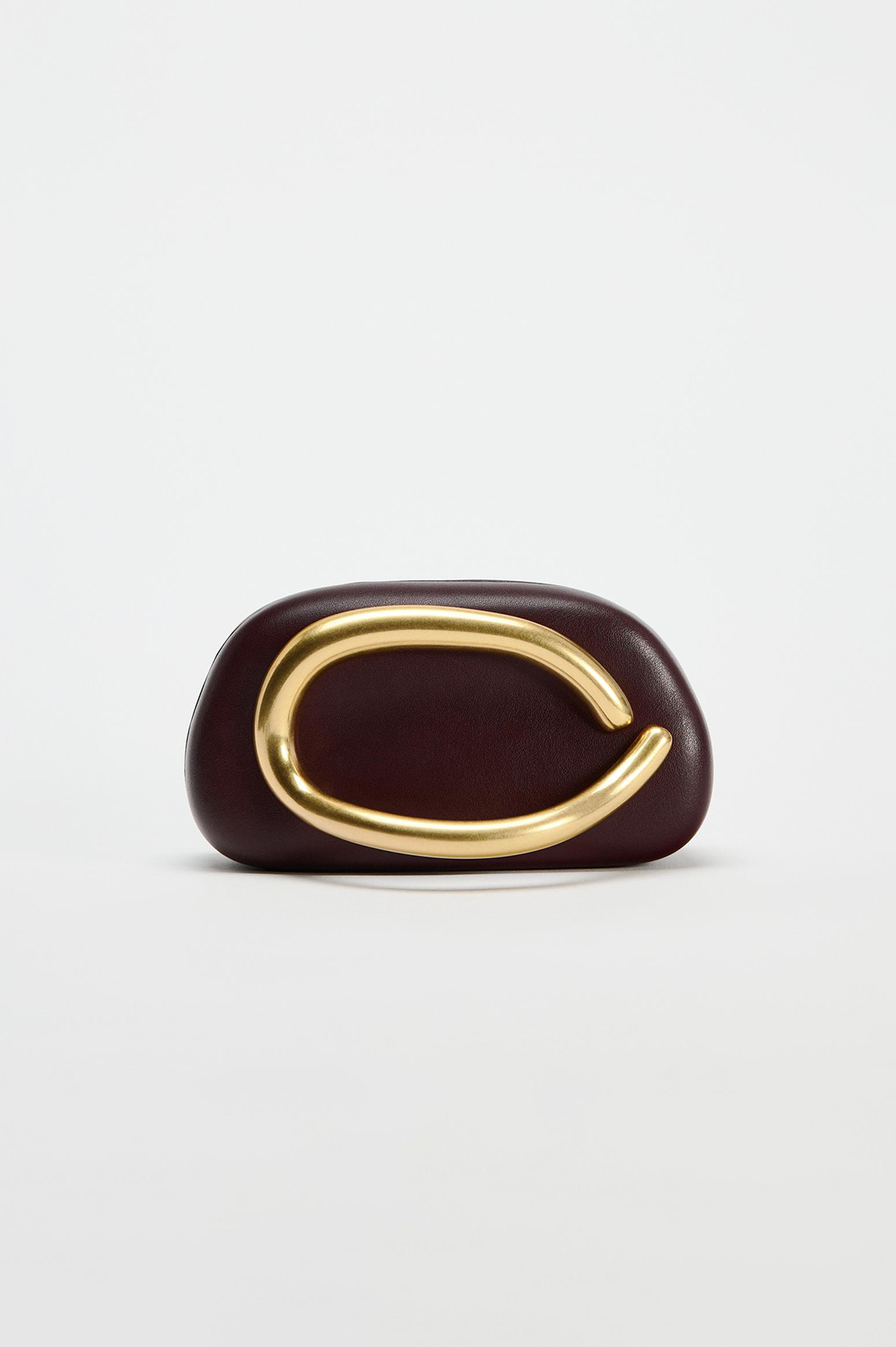 Curved Metal Box Bag-purelyfable