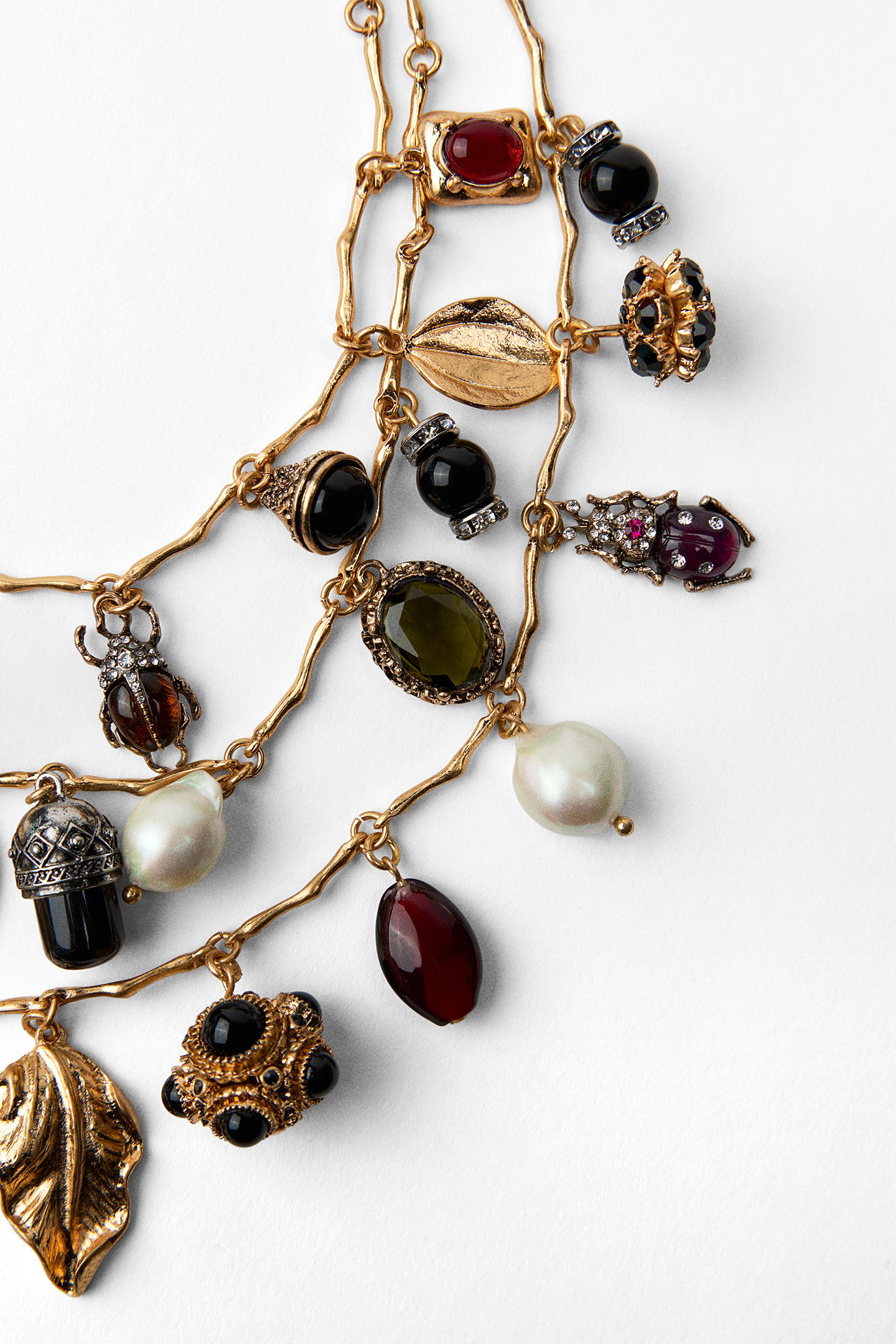Three-Pack Multi Gemstone Necklace Set-purelyfable