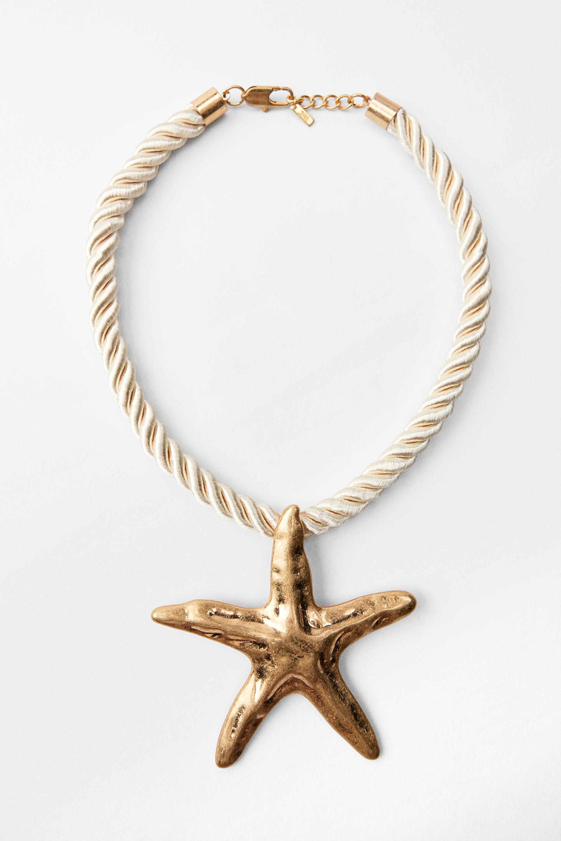 Starfish Rope Necklace-purelyfable