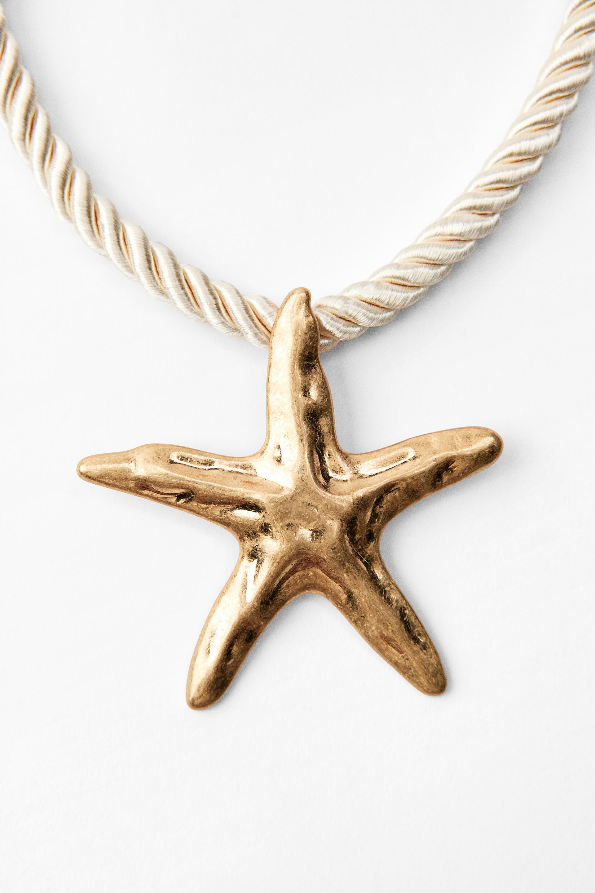 Starfish Rope Necklace-purelyfable