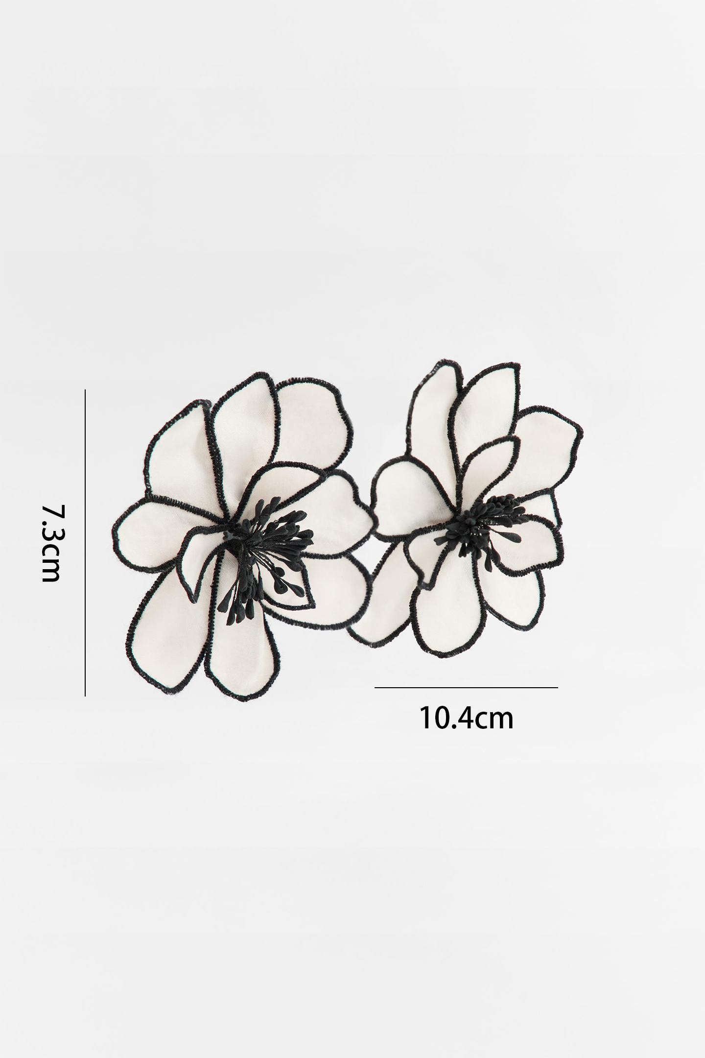 Flower Fabric Earrings-purelyfable