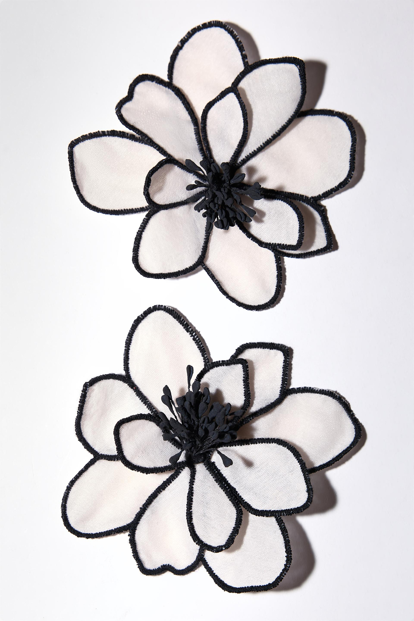 Flower Fabric Earrings-purelyfable
