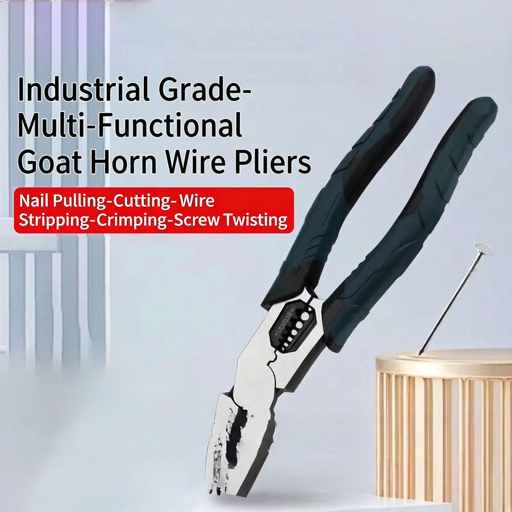 Elbow Heavy-Duty Luxury Industrial-Grade Multi-Functional Wire Pliers Vise