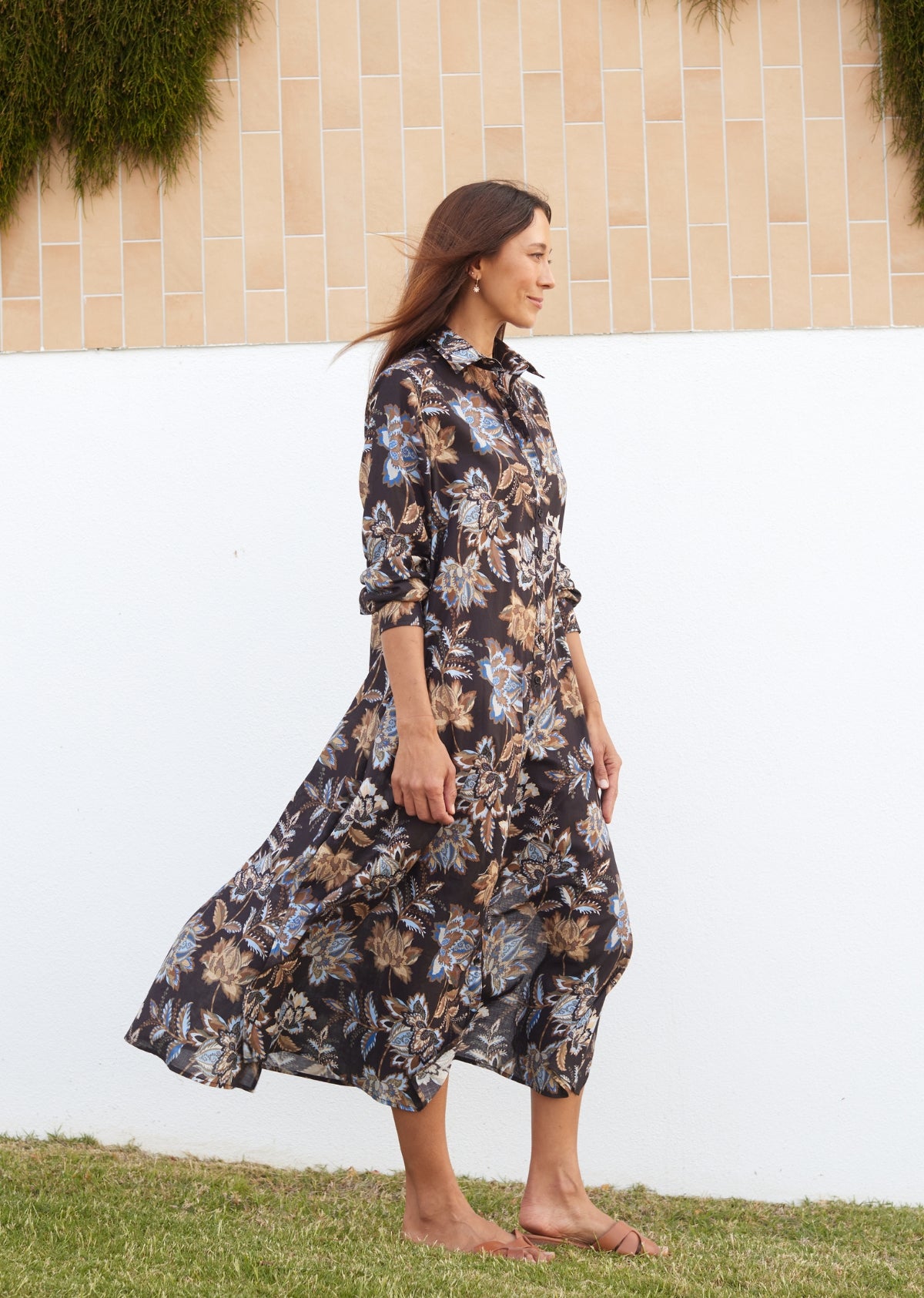 CORINNE SHIRTDRESS - AURELIA PRINT