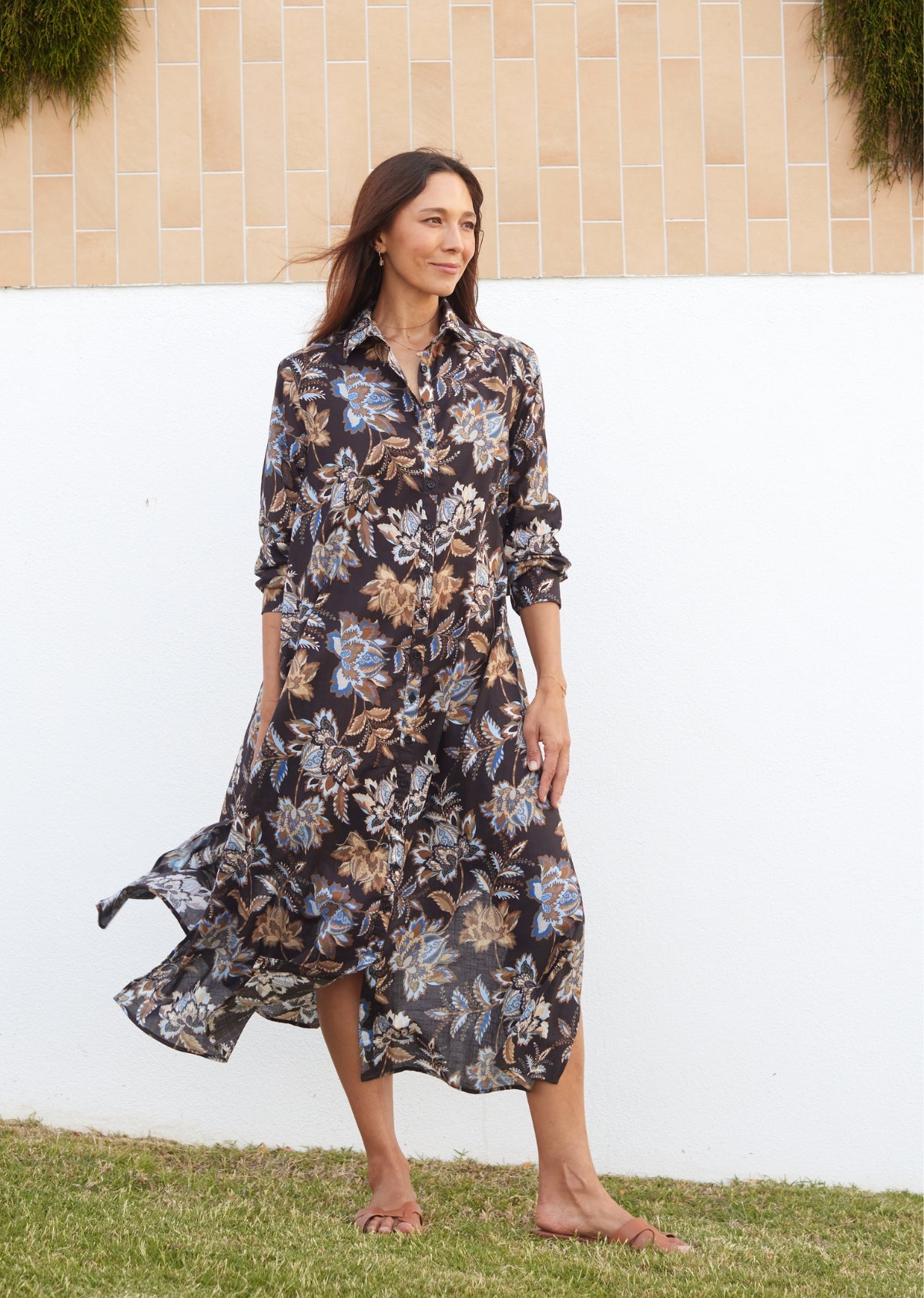 CORINNE SHIRTDRESS - AURELIA PRINT