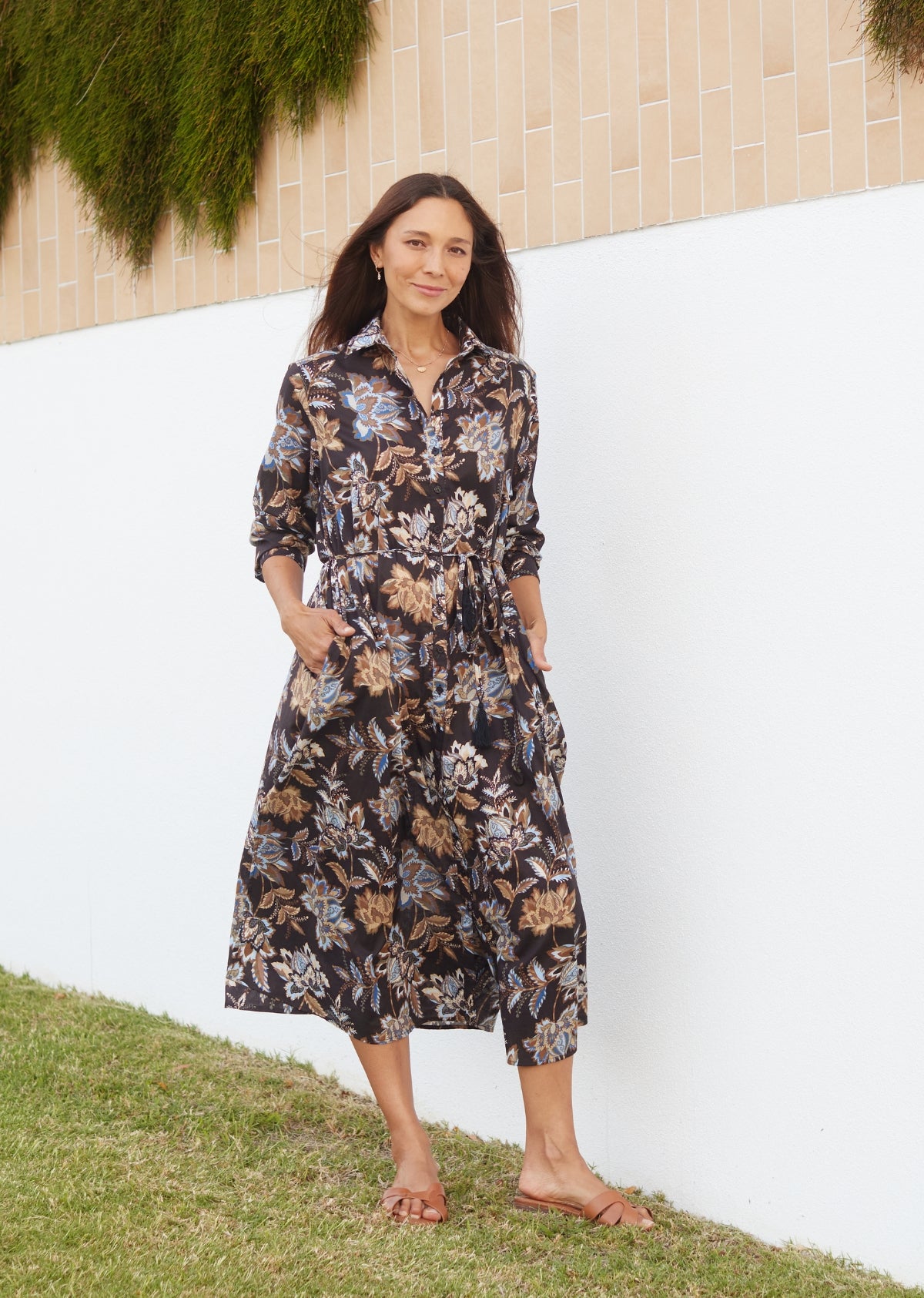 CORINNE SHIRTDRESS - AURELIA PRINT