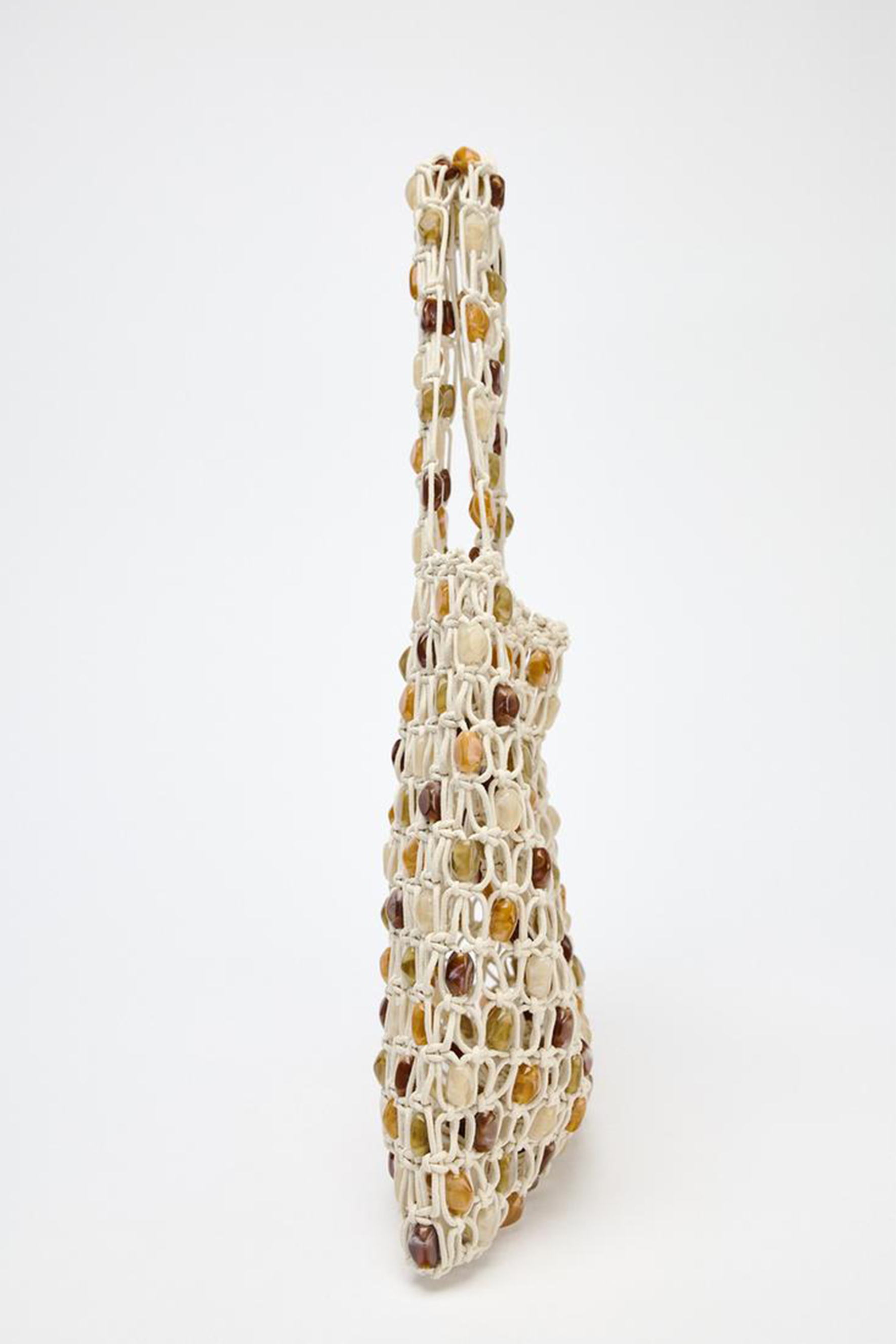 Multicolor Beaded Tote Bag-purelyfable