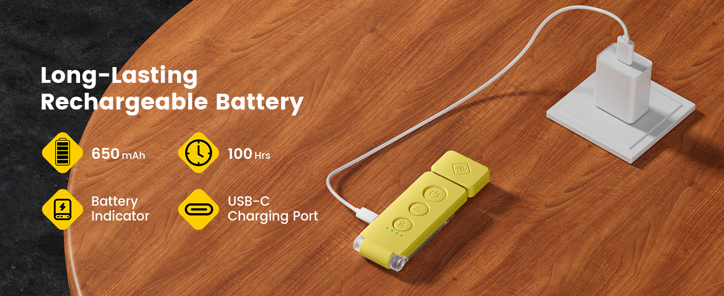 rechargeable book light