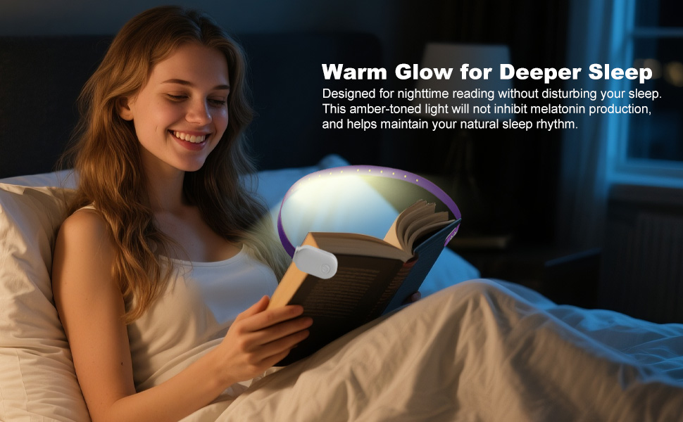 This amber-toned light will not inhibit melatonin production