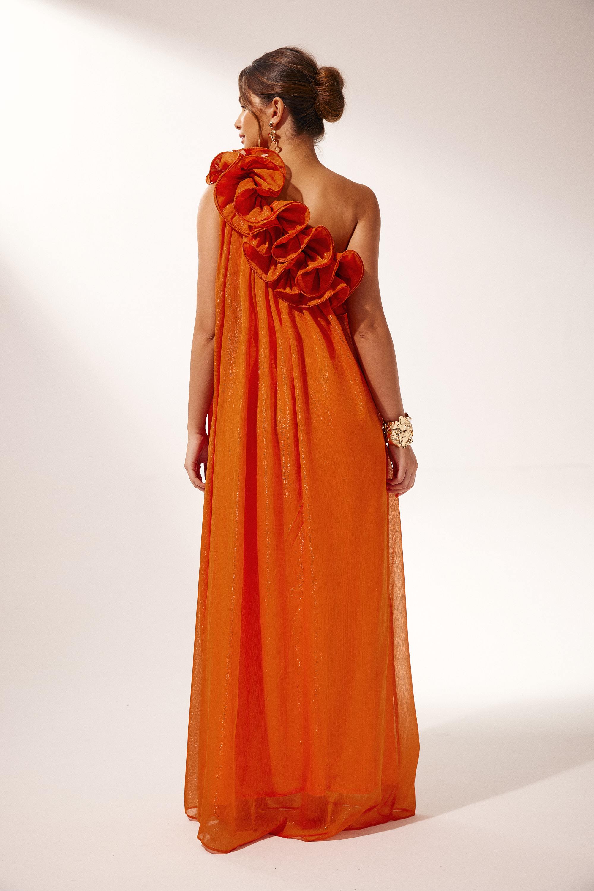 Hedda One-shoulder Floral Maxi Dress-purelyfable