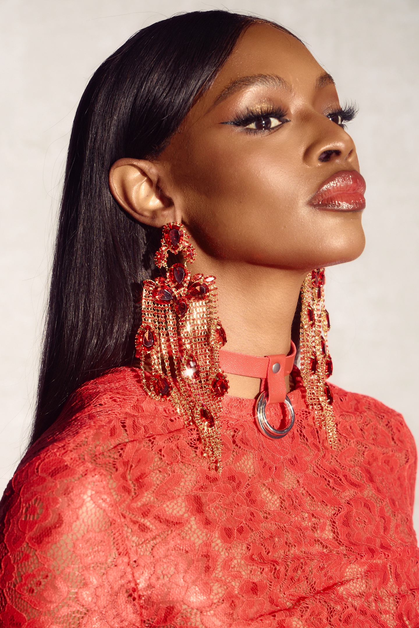 Crystal Chandelier Drop Earrings-purelyfable