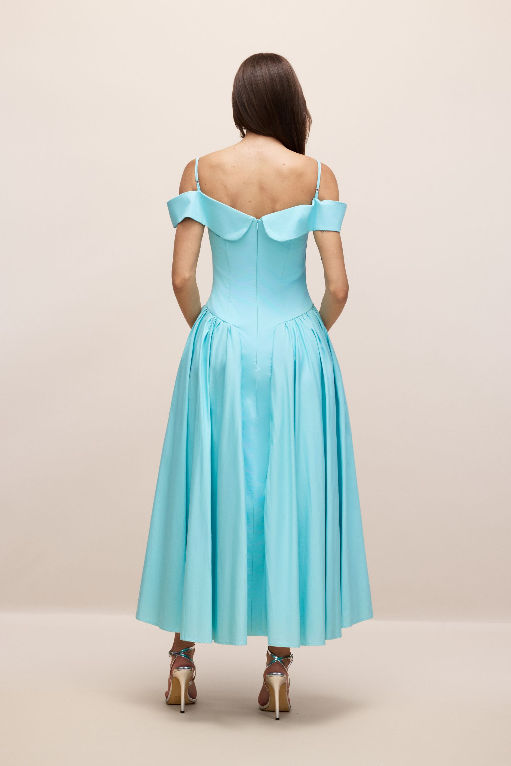 Renee Off-Shoulder A-Line Maxi Dress-purelyfable