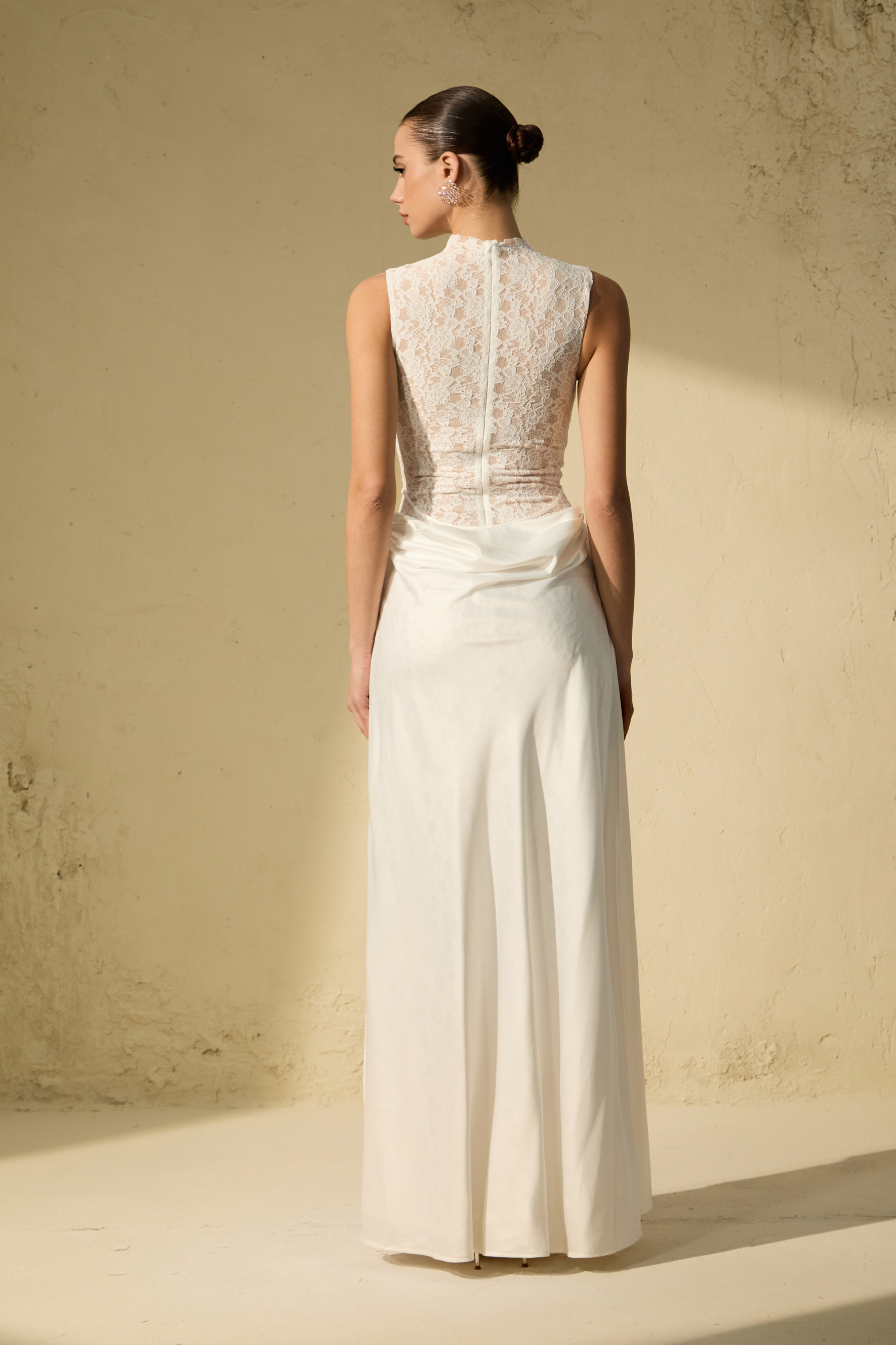 Unforgettable Night White Floral Lace Sleeveless Maxi Dress-purelyfable