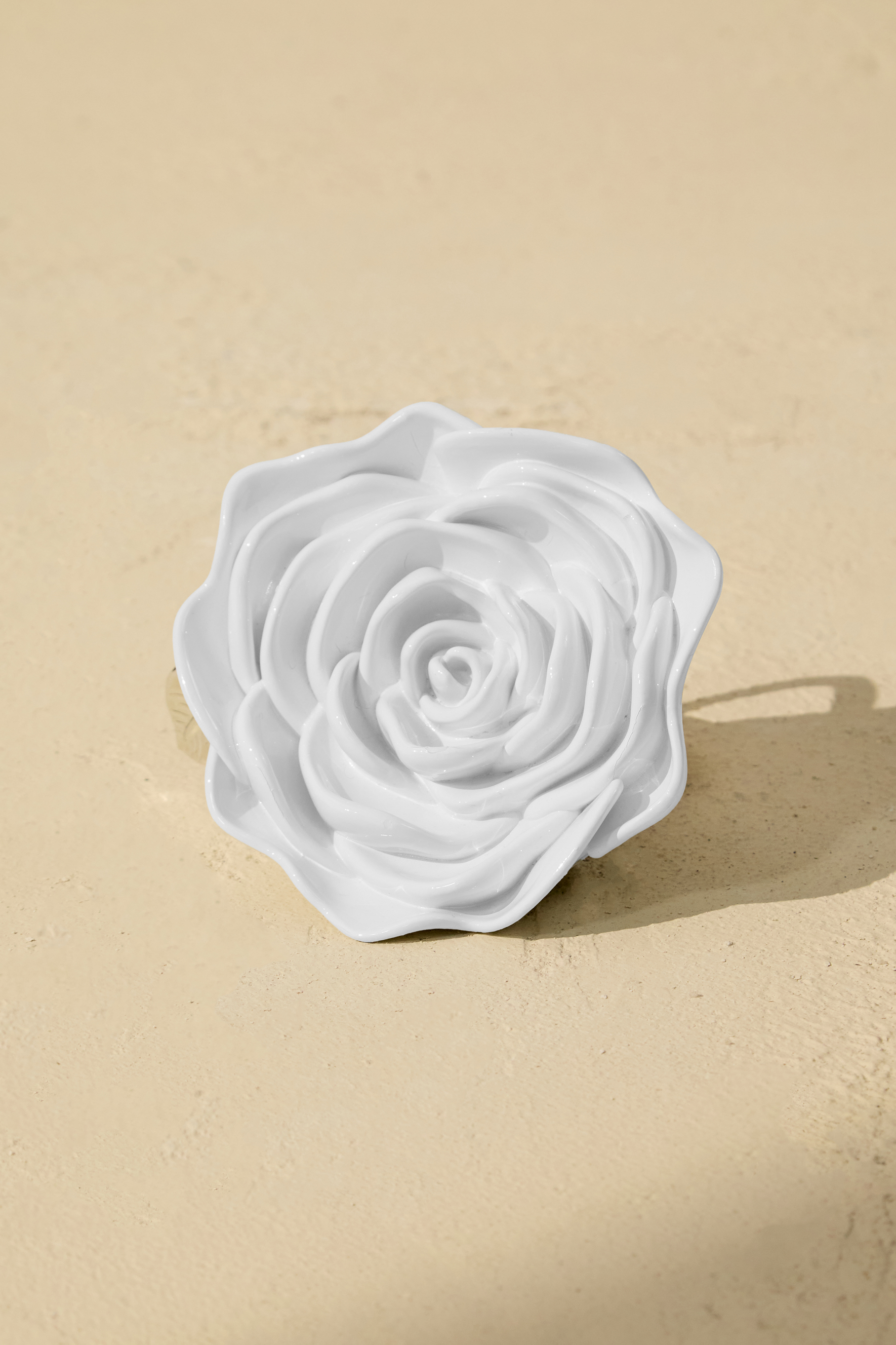 Acrylic Camellia Clutch-purelyfable