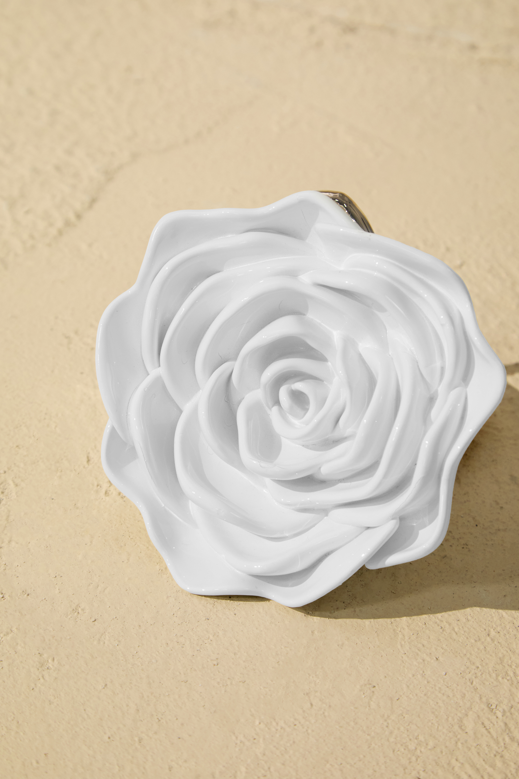 Acrylic Camellia Clutch-purelyfable