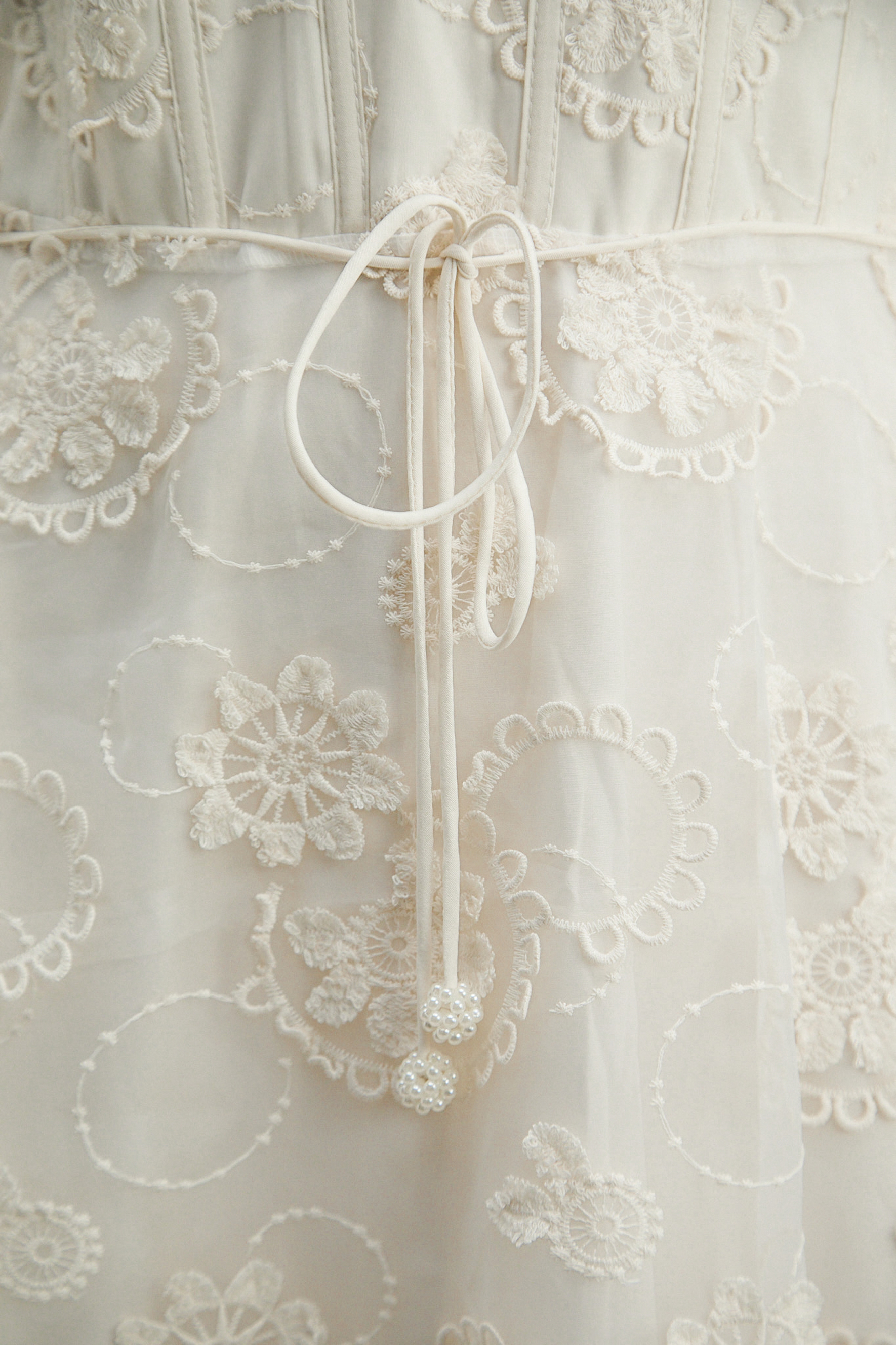 Serenade In The Sun Beige Floral Lace Spaghetti Strap Maxi Dress-purelyfable
