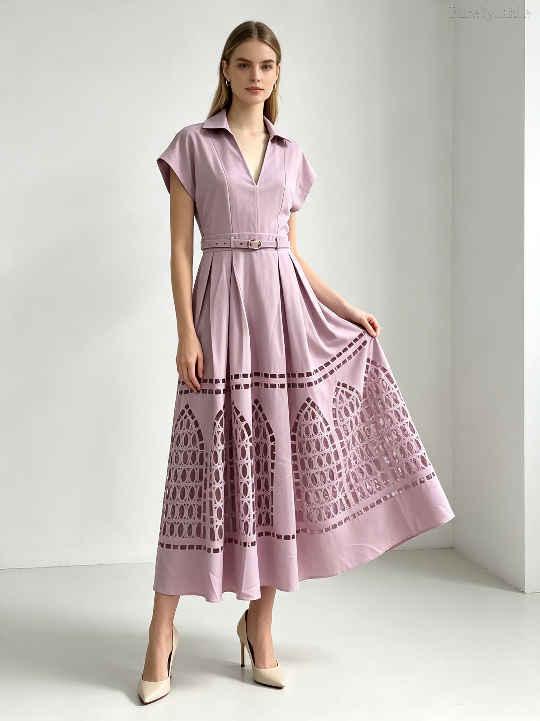 Beatrice White Backless Dress