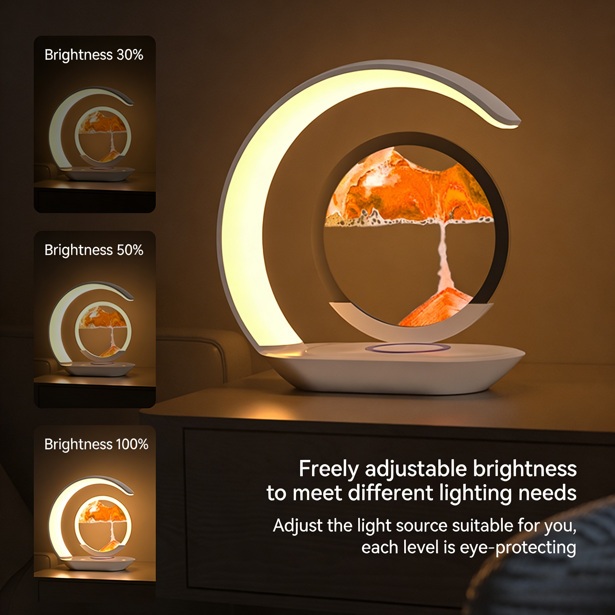 Where Timeless Art Meets Modern Tech: The Quicksand Wireless Charging Station.