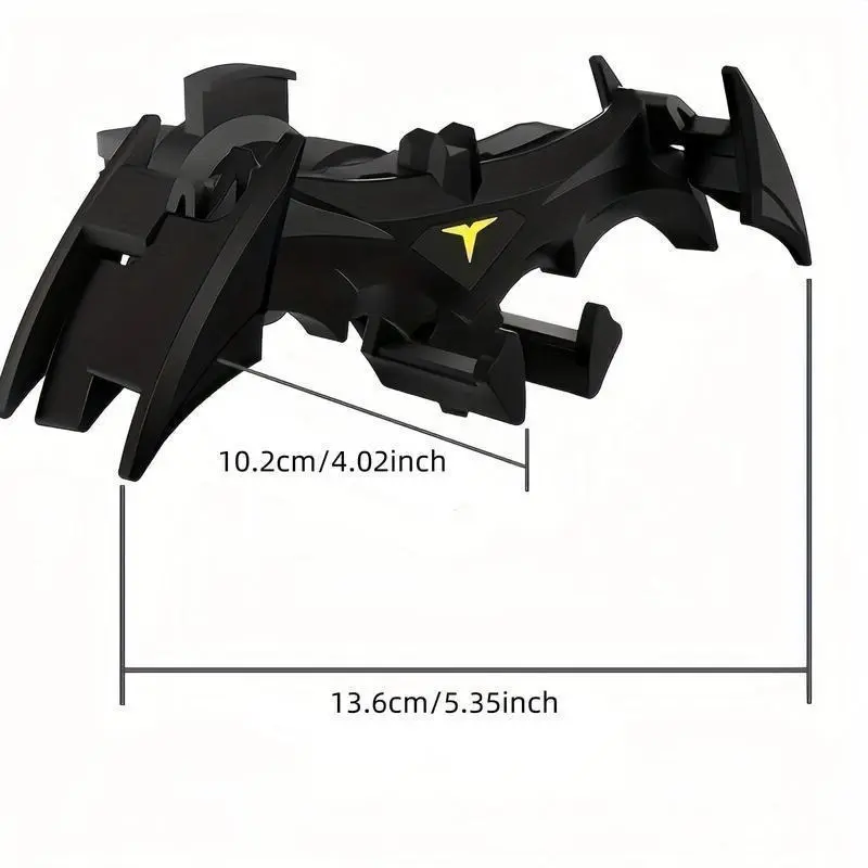 Dark Knight Car Phone Holder: Batwing Design, Universal Air Vent Mount for Smartphones