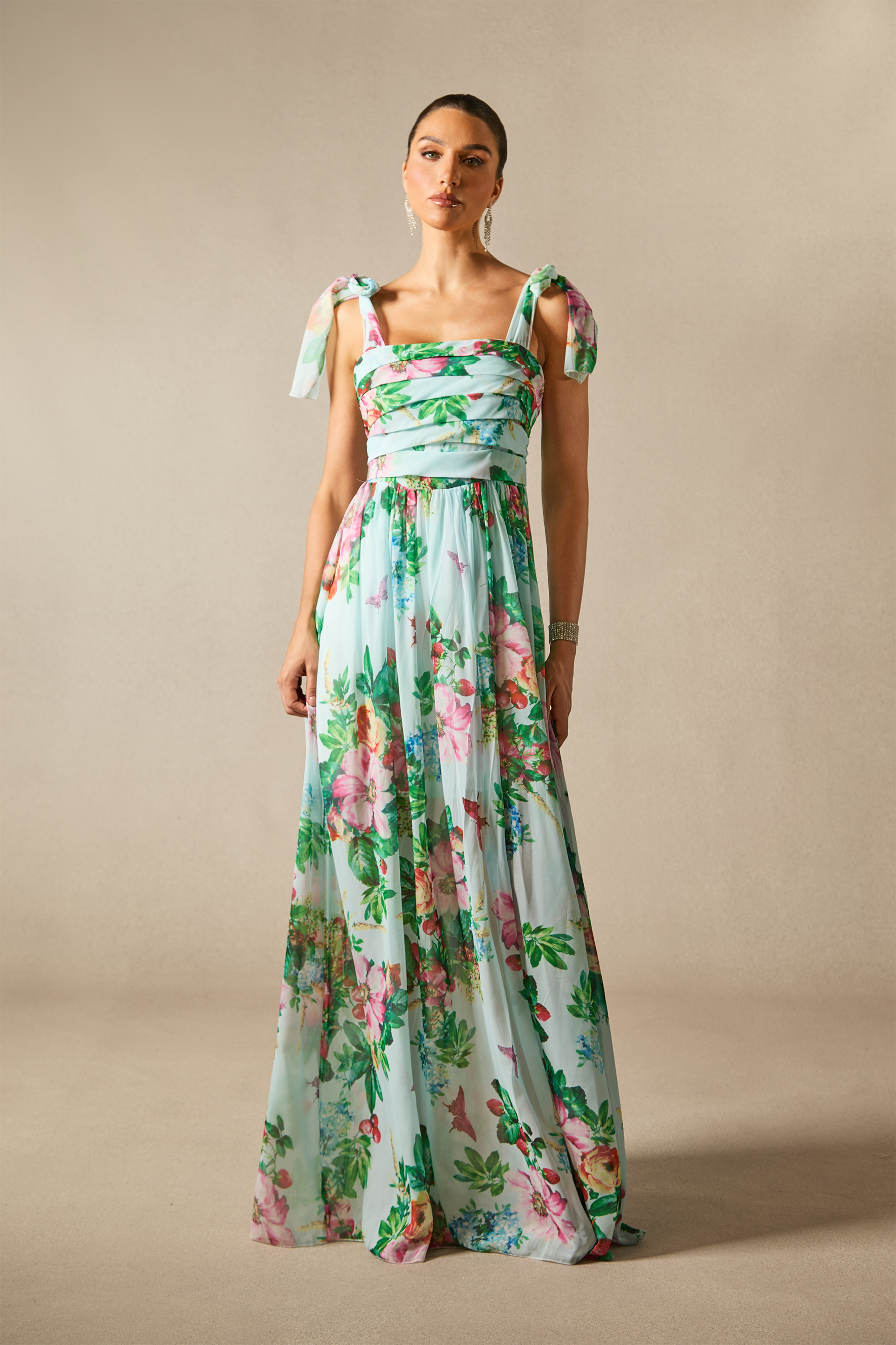 Dinah Printed Strap Maxi Dress-purelyfable