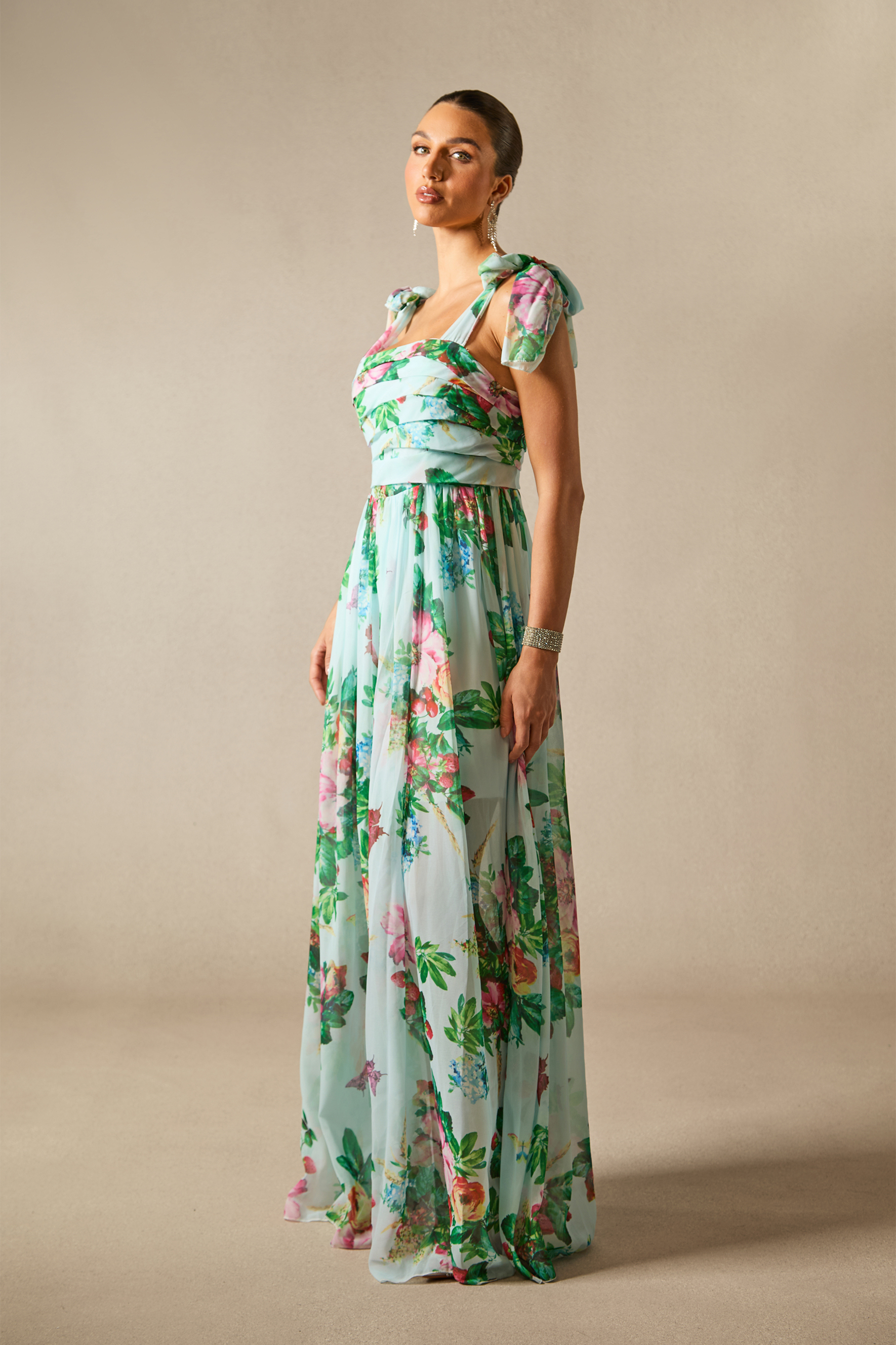 Dinah Printed Strap Maxi Dress-purelyfable