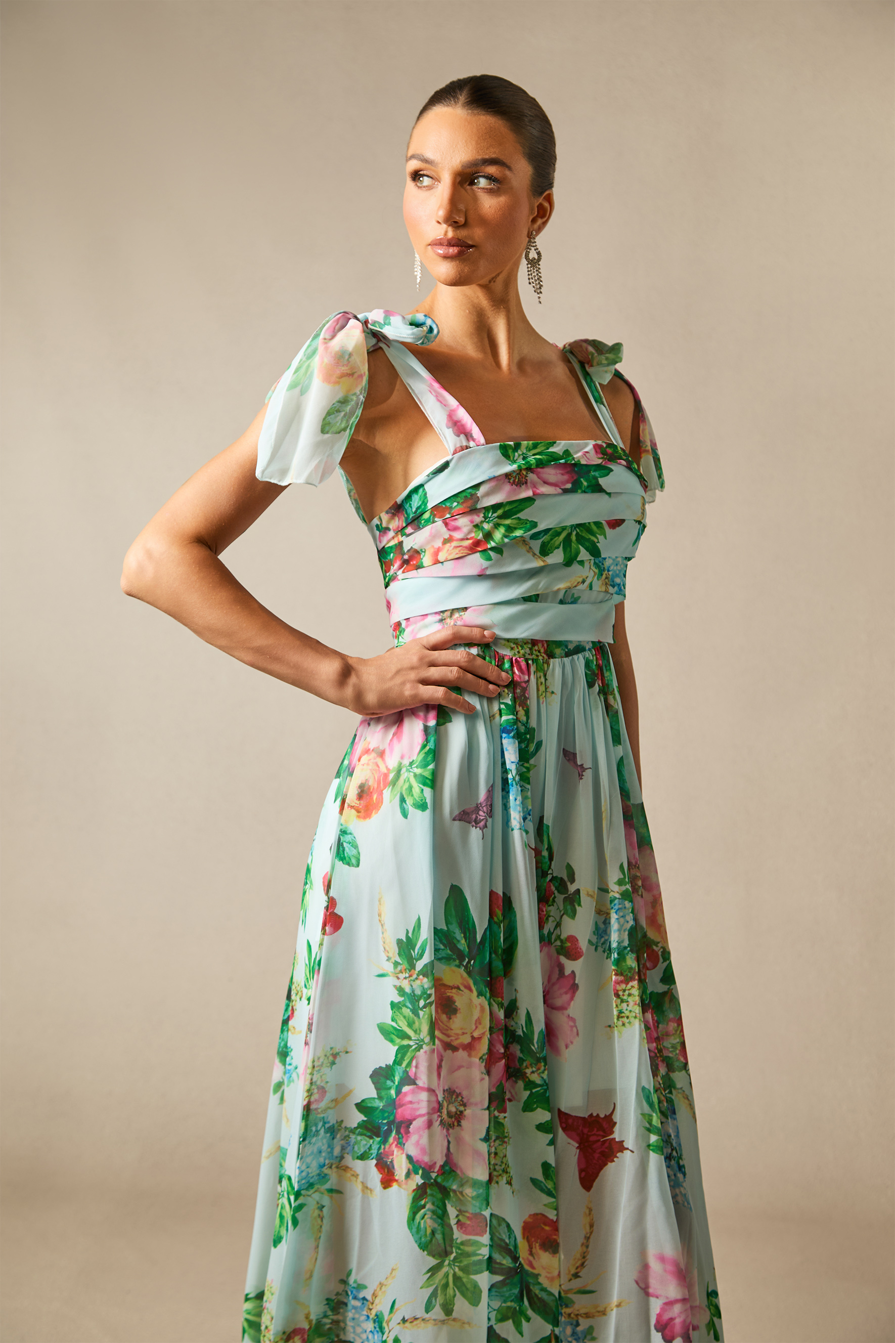Dinah Printed Strap Maxi Dress-purelyfable