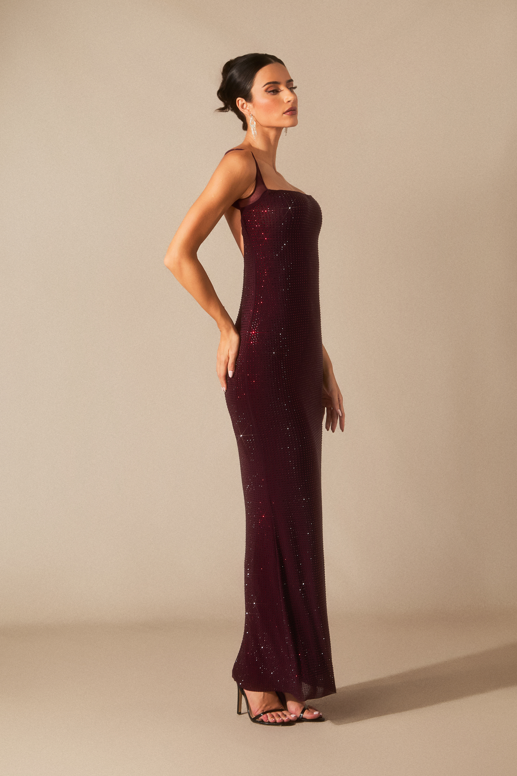 Marissa Backless Diamante Maxi Dress-purelyfable