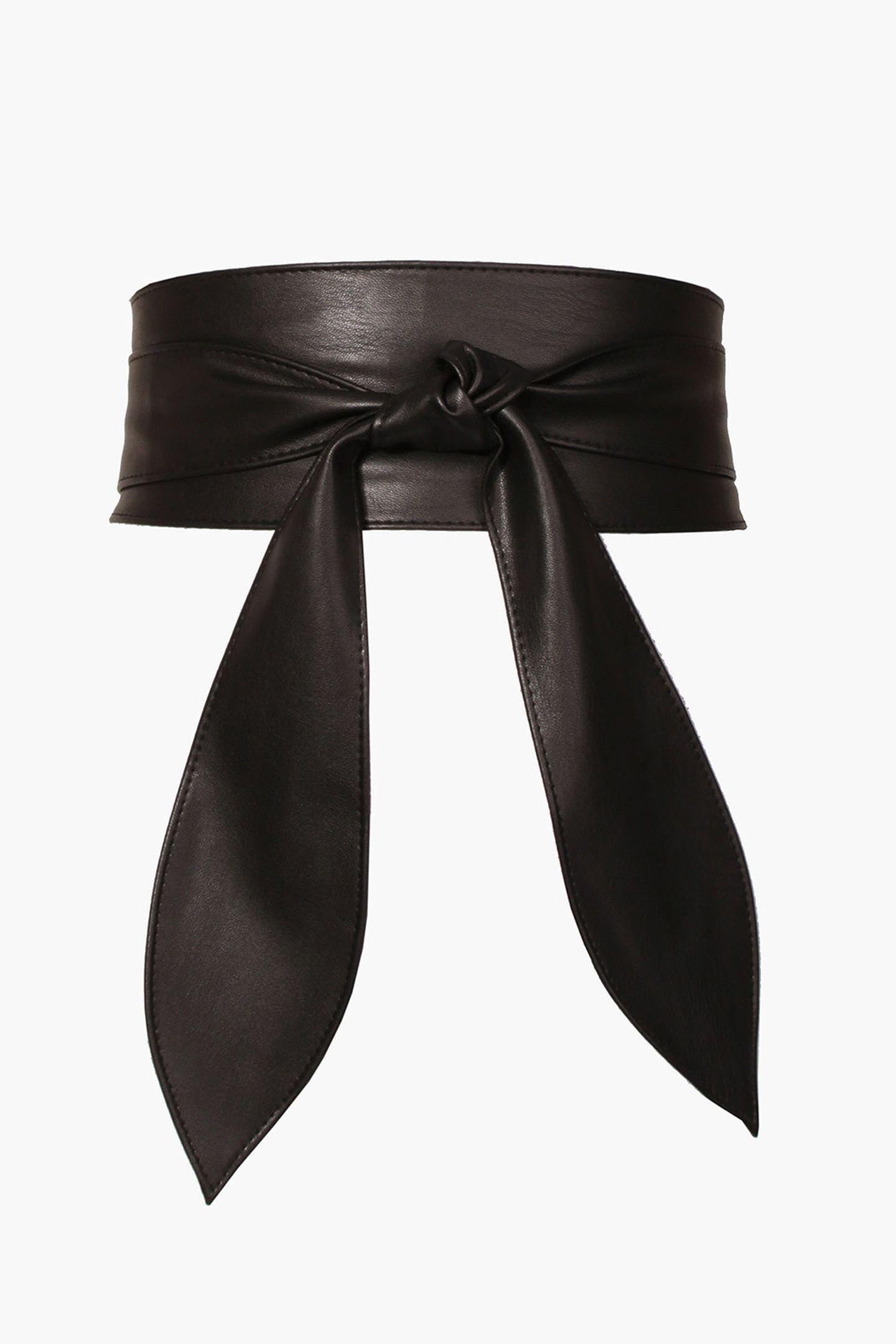 Faux Leather Wrap Belt-purelyfable