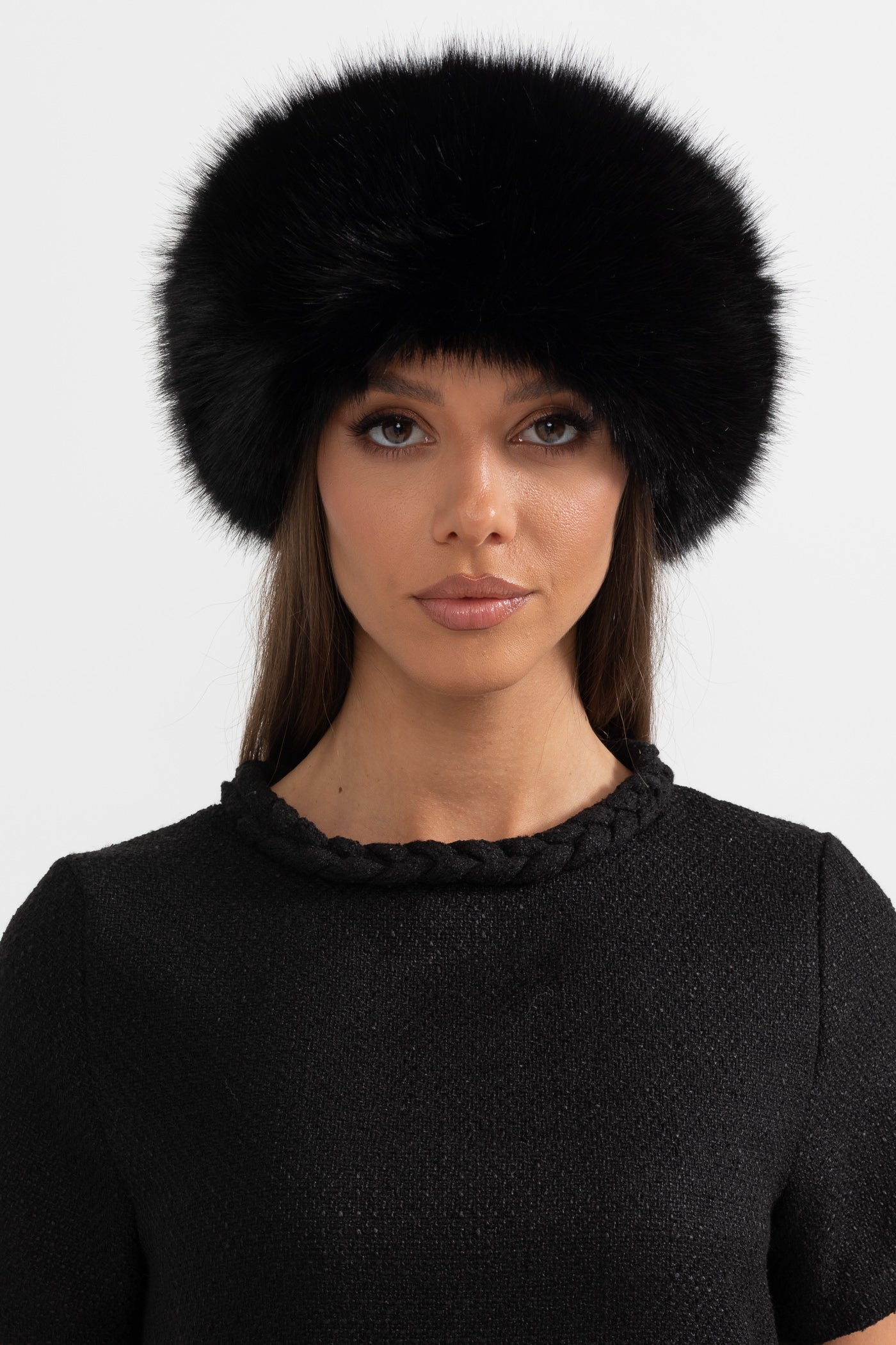 Faux Fur Roller Hat-purelyfable