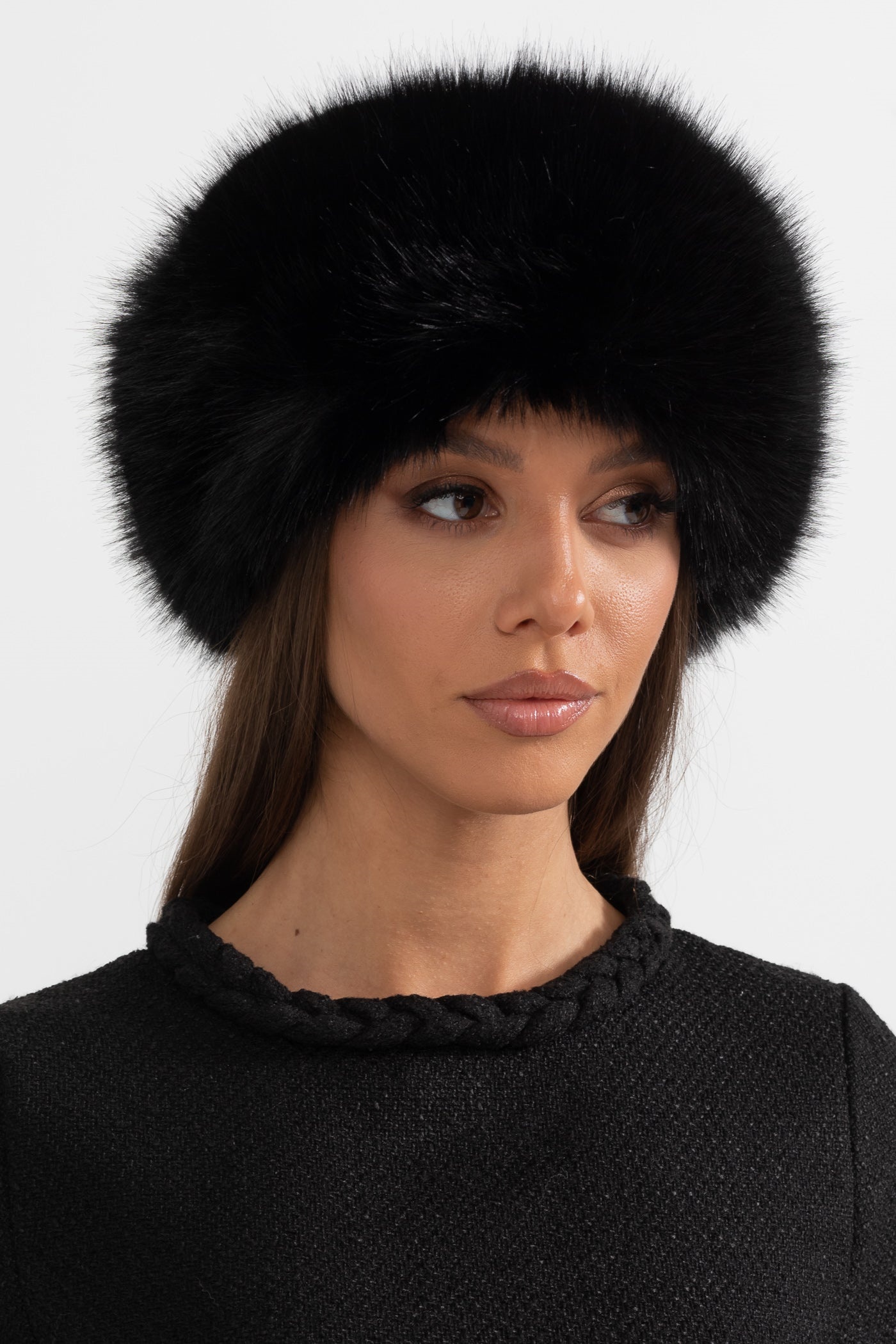 Faux Fur Roller Hat-purelyfable