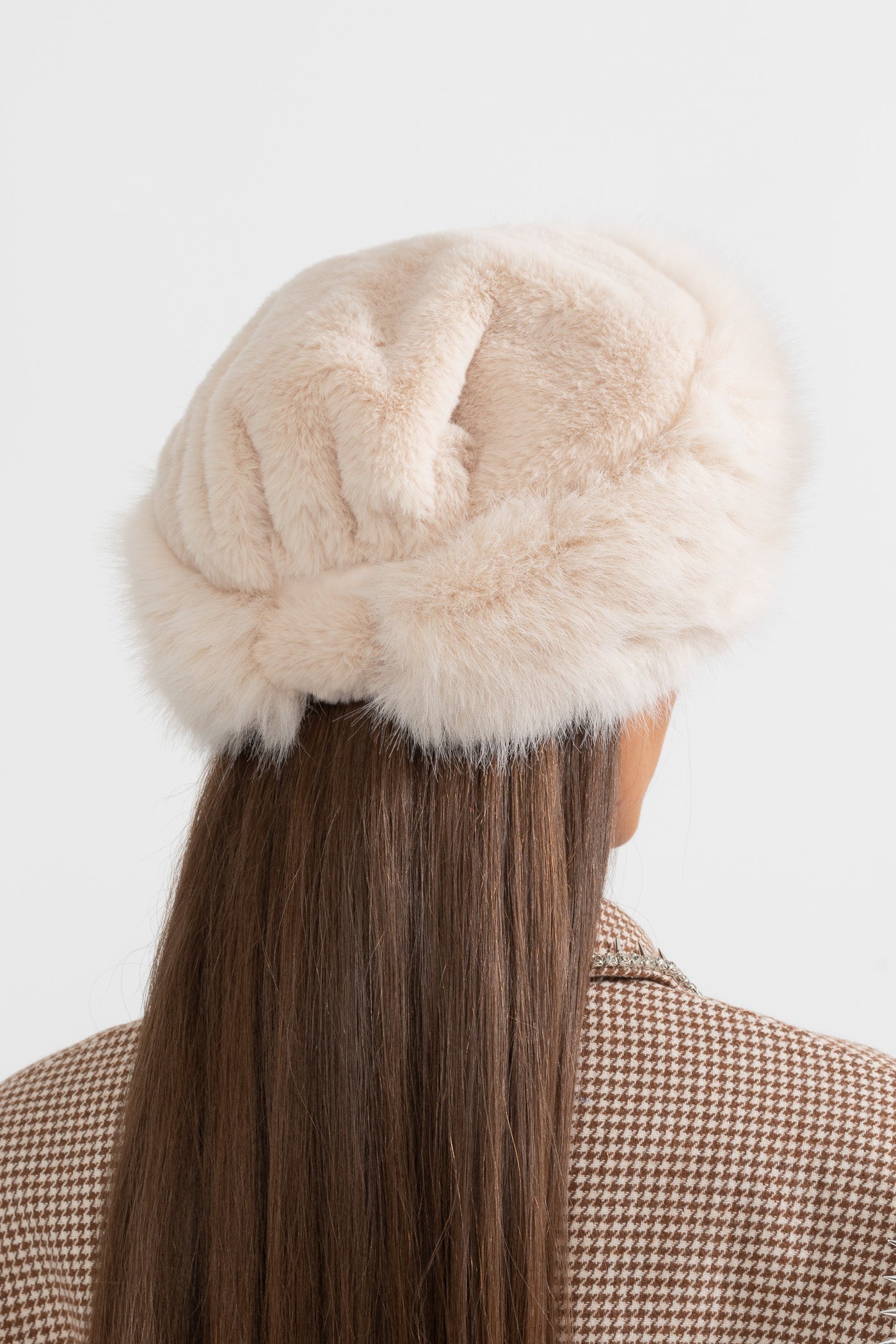 Faux Fur Roller Hat-purelyfable