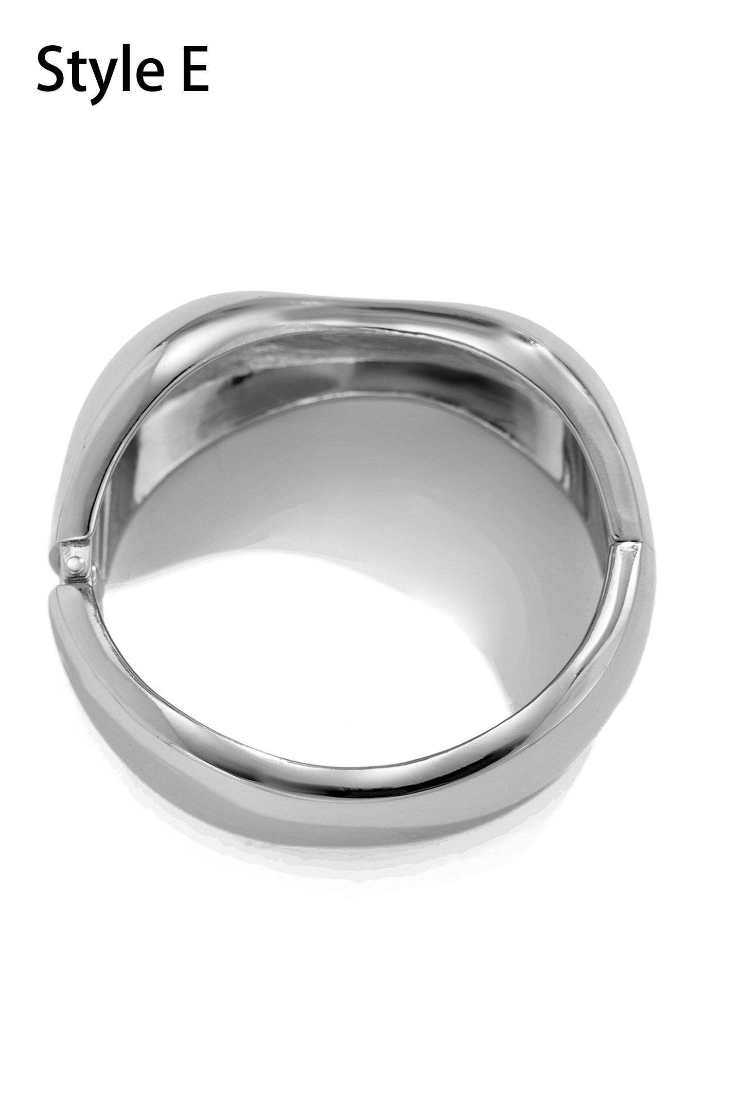 Irregular Shape Metal Bangle-purelyfable