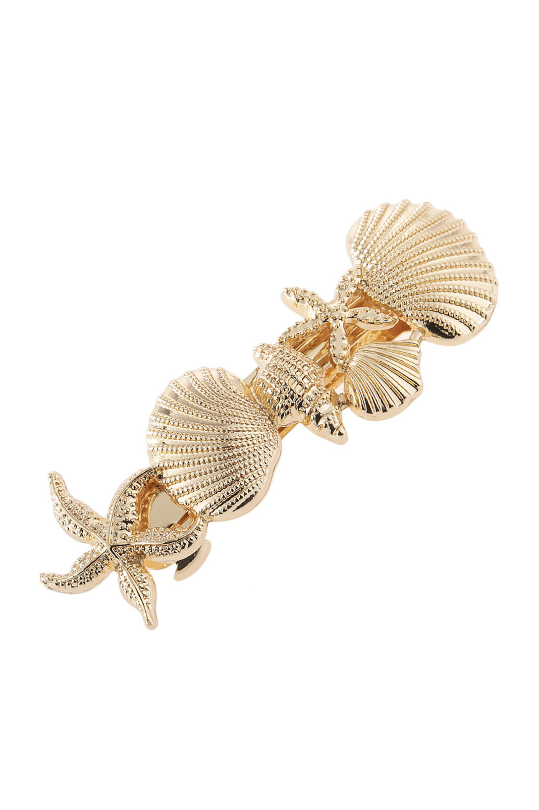 Shell Starfish Alloy Hair Clip-purelyfable