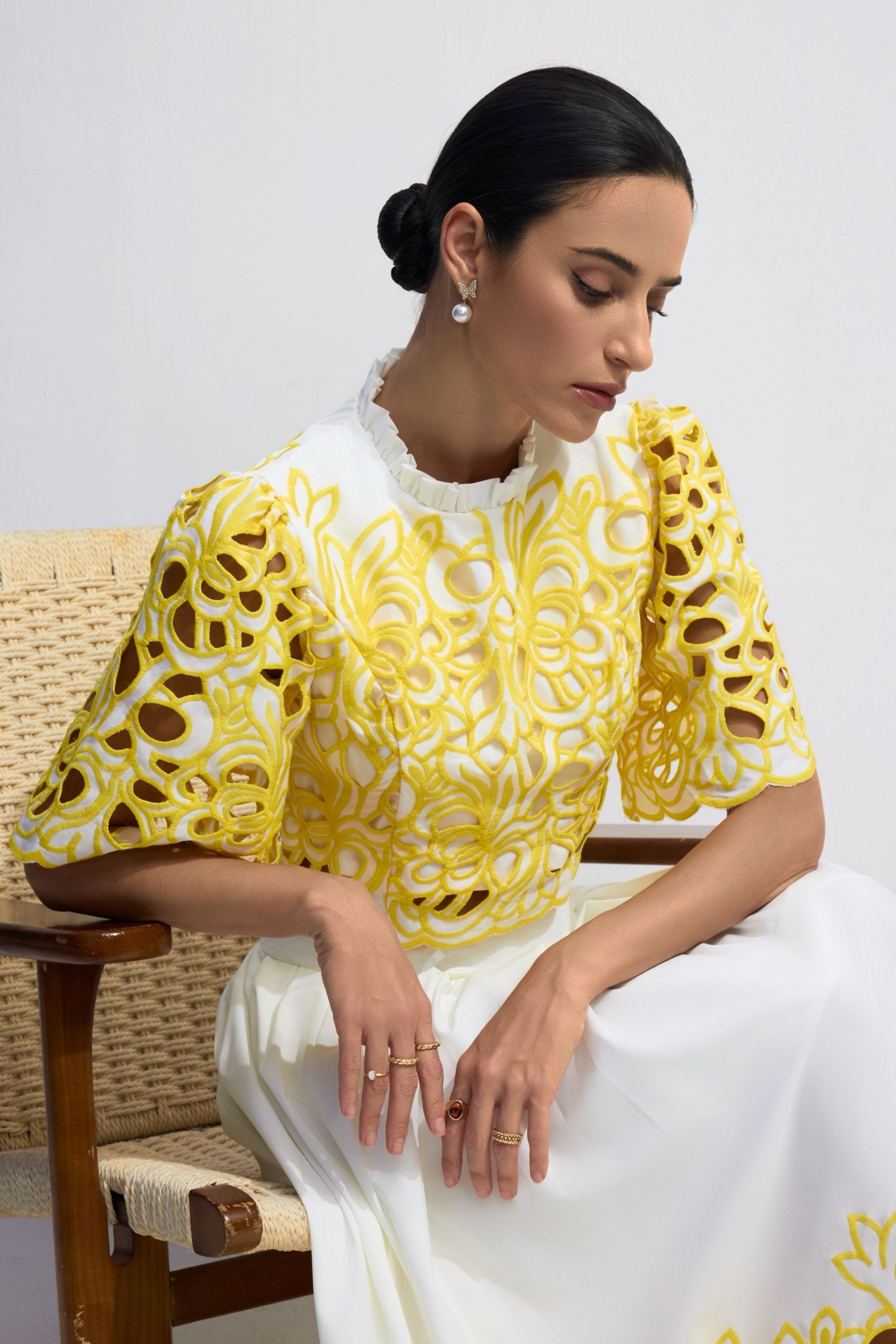 Kelly Floral Embroidered Two-Piece Set-purelyfable