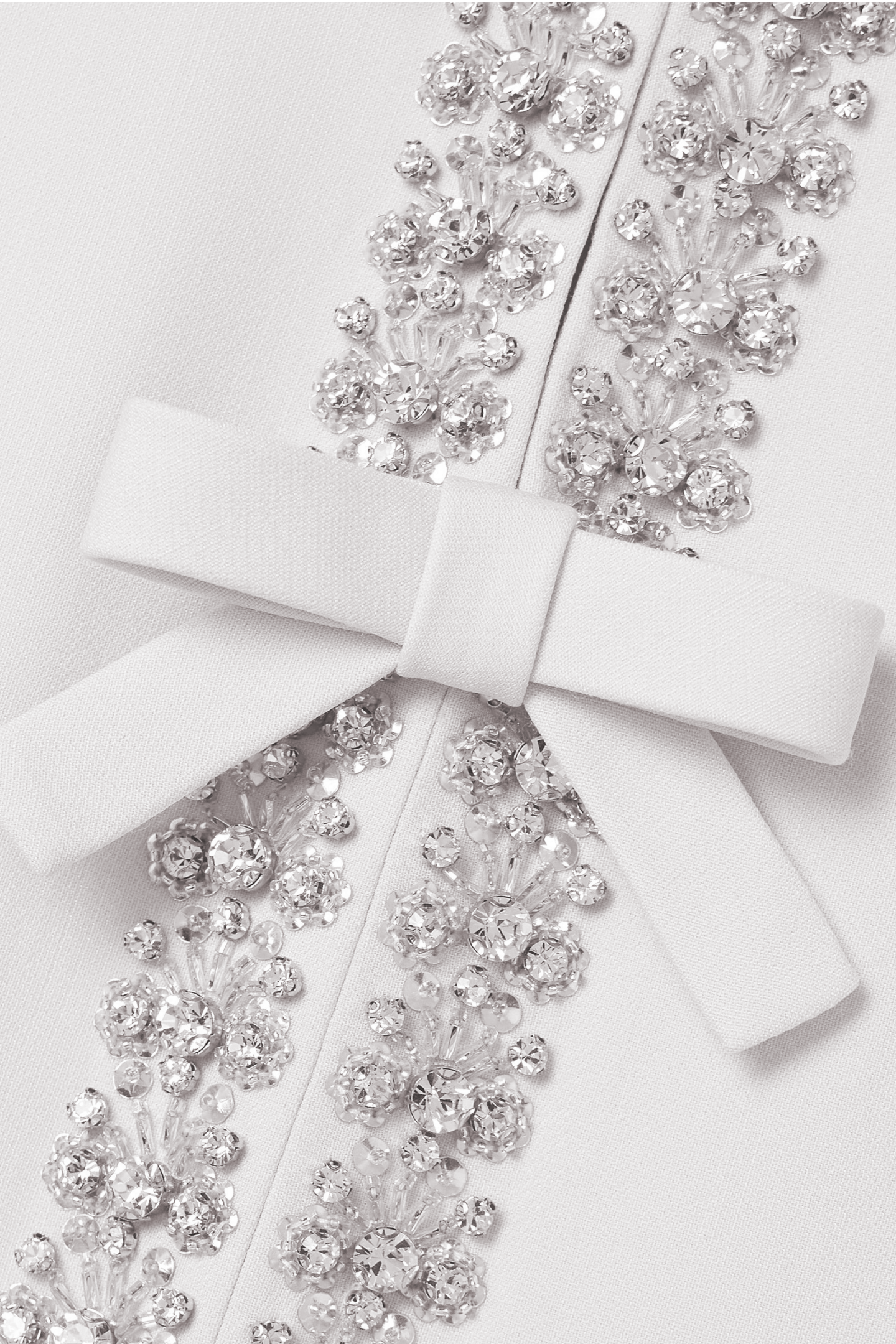 Zoe Bowknot Crystal-embellished Midi Dress-purelyfable
