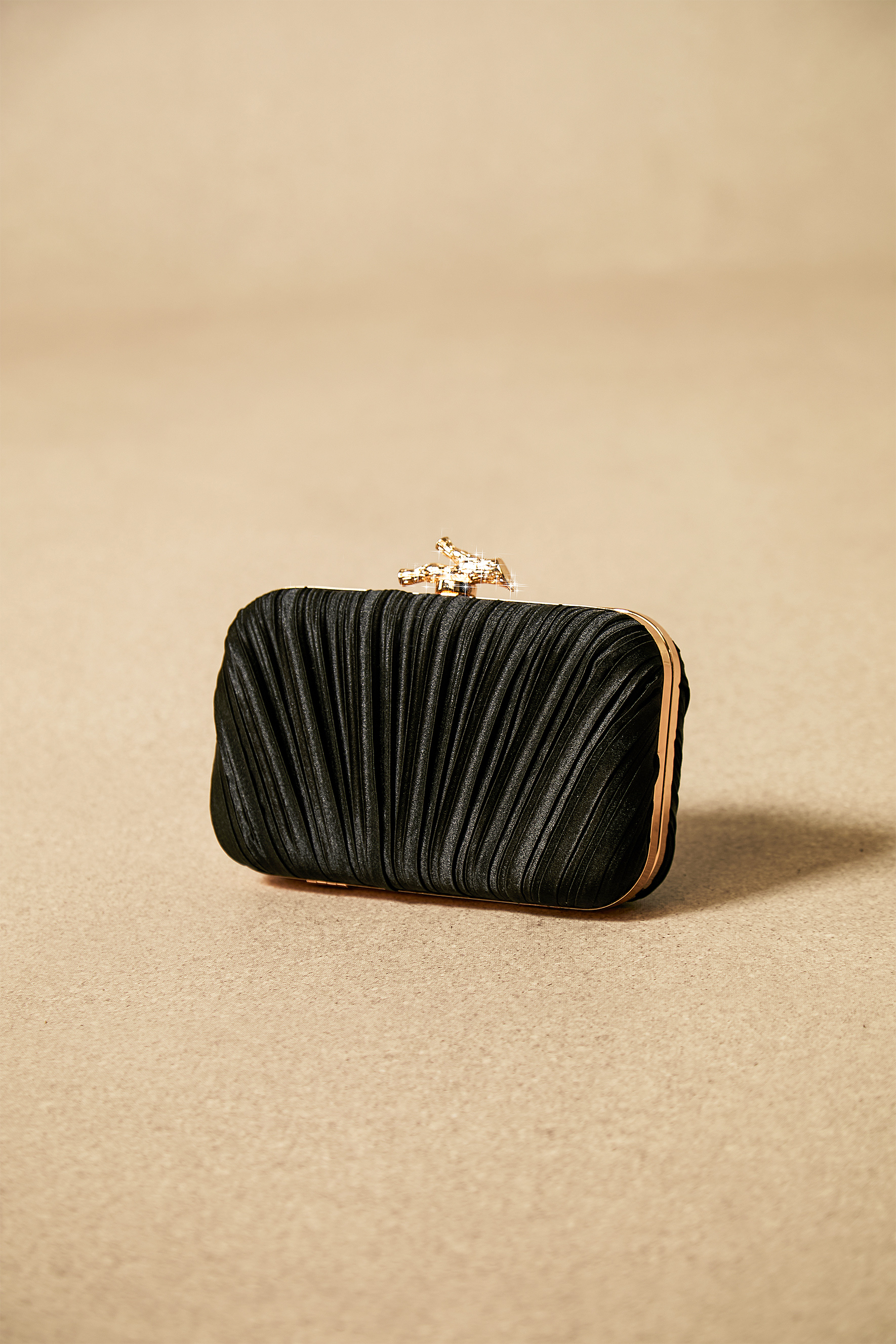 Branch Clasp Texture Clutch-purelyfable
