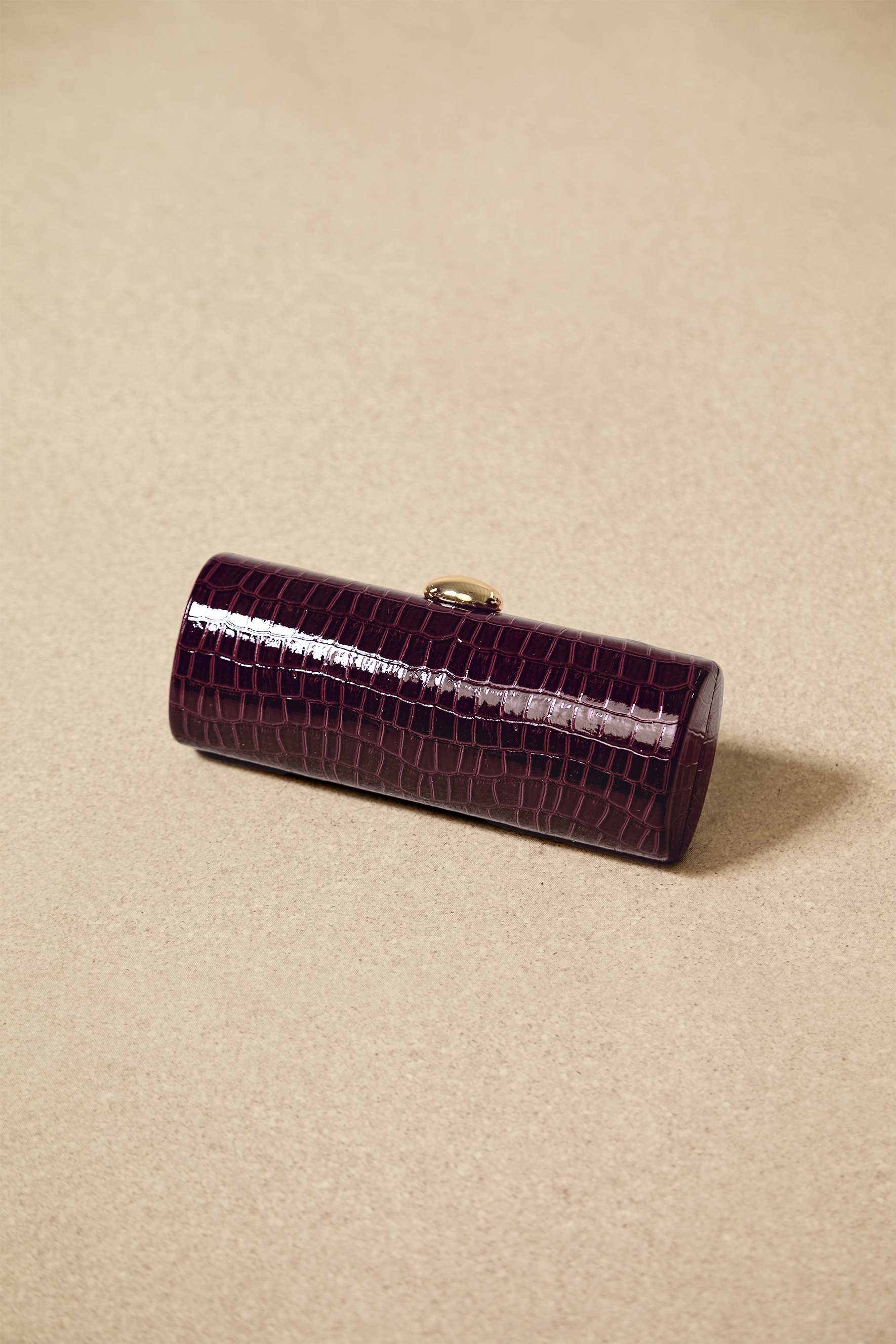 Crocodile Pattern Clutch Bag-purelyfable