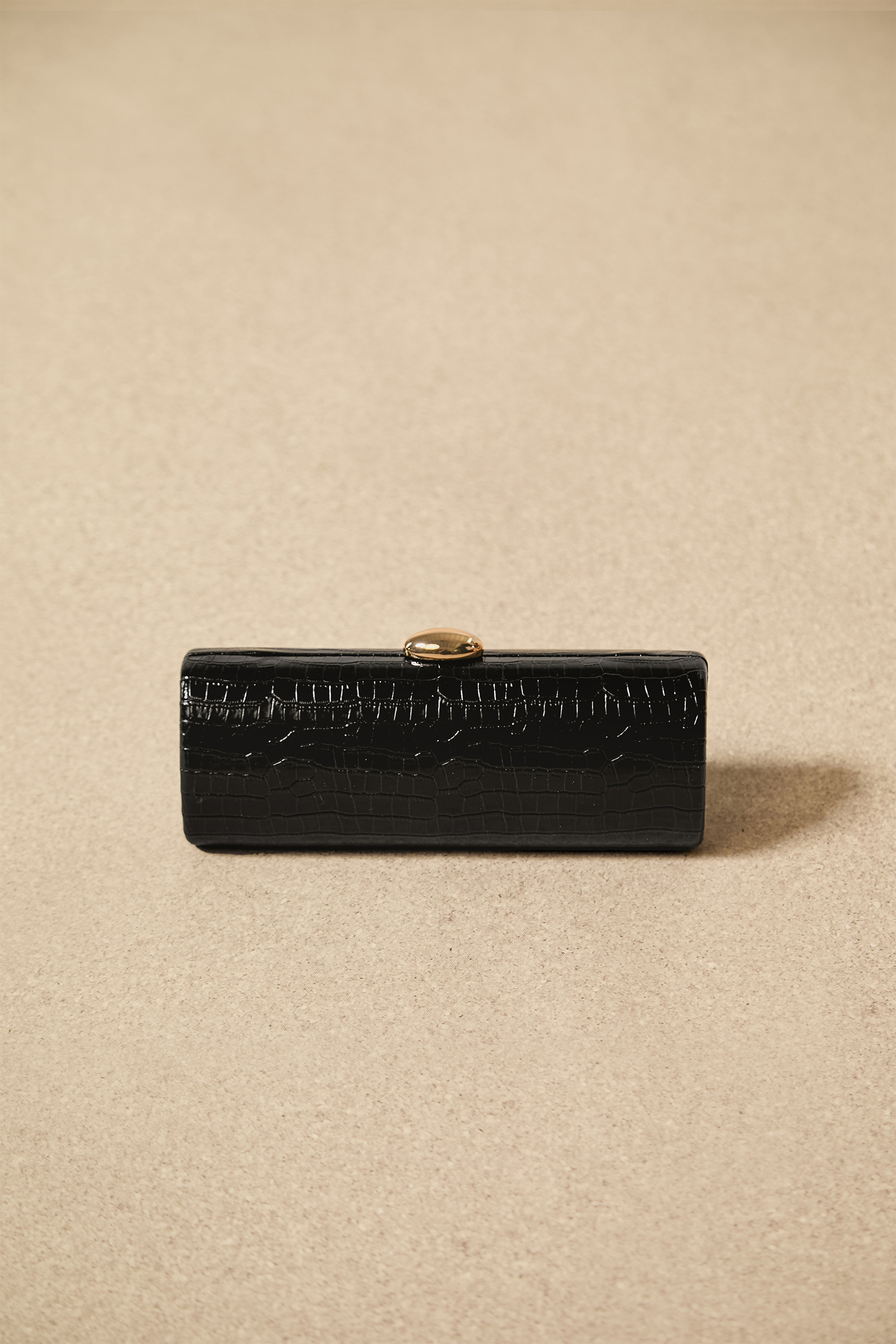 Crocodile Pattern Clutch Bag-purelyfable