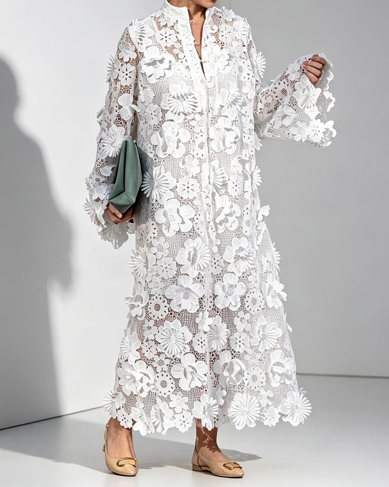 Beatrice White Backless Dress