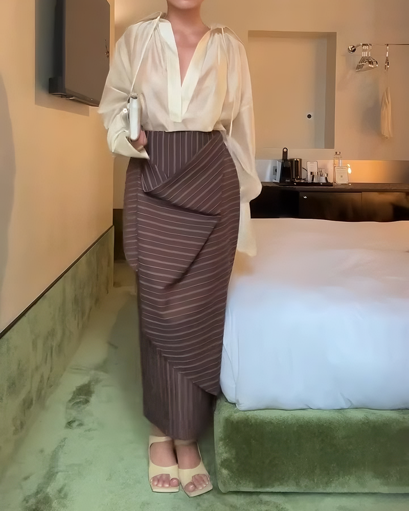 Beatrice White Backless Dress