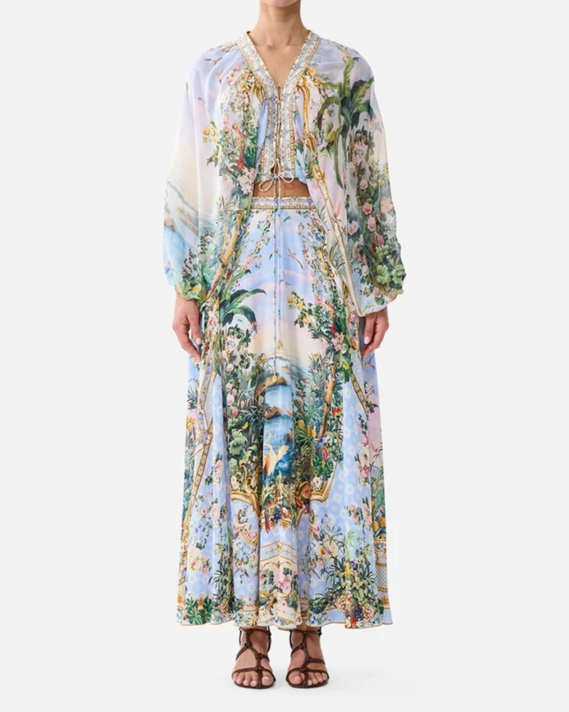 Beatrice White Backless Dress