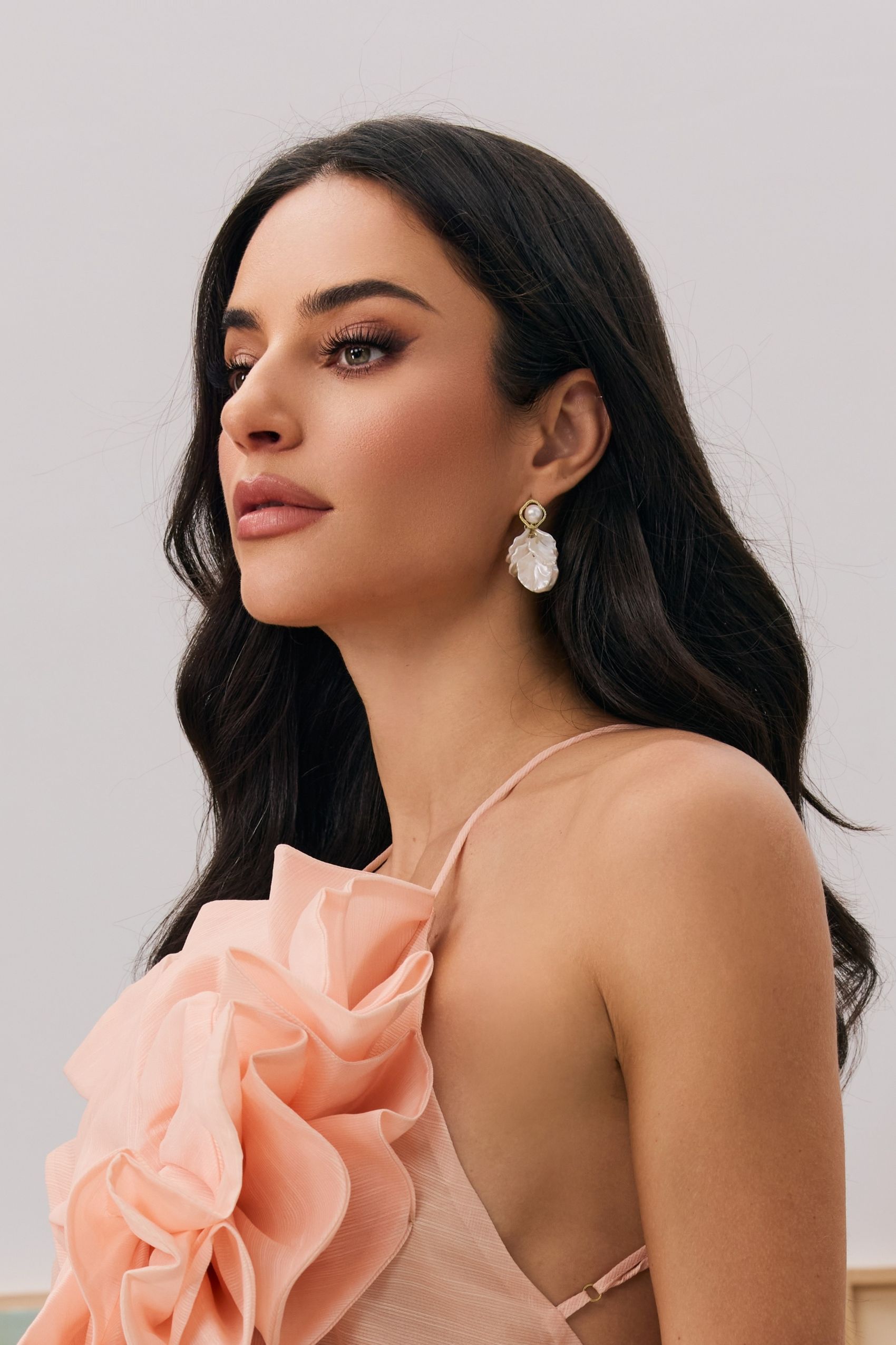 Shell Flower Petal Ear Cuffs-purelyfable