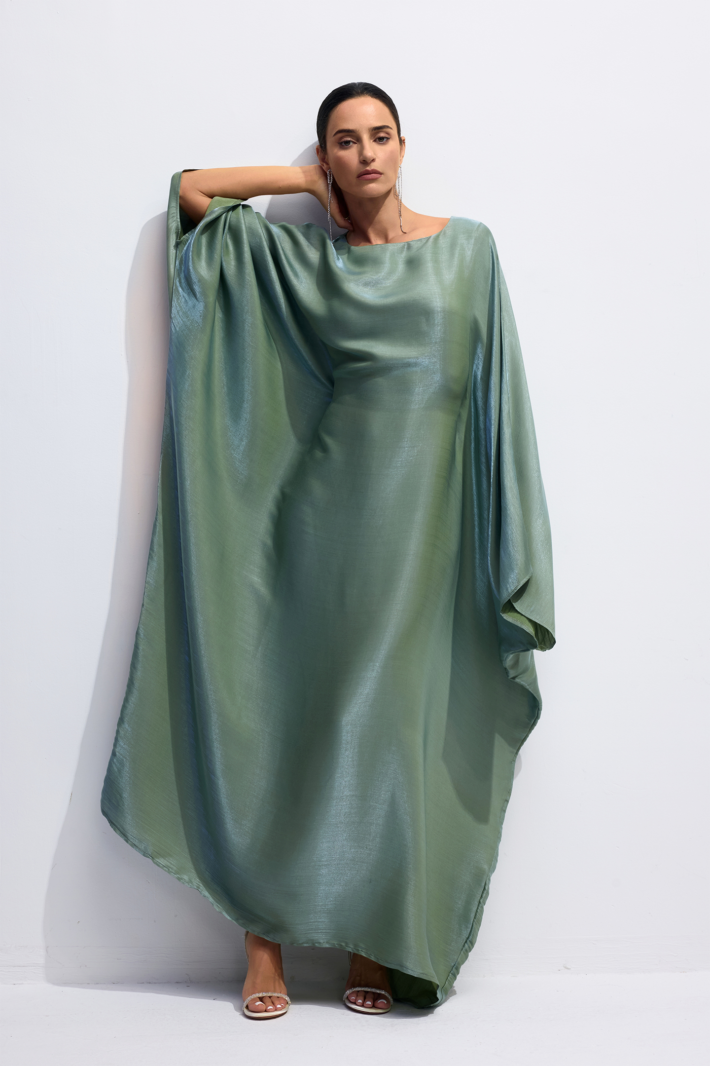 Madeline Batwing Sleeve Maxi Kaftan-purelyfable