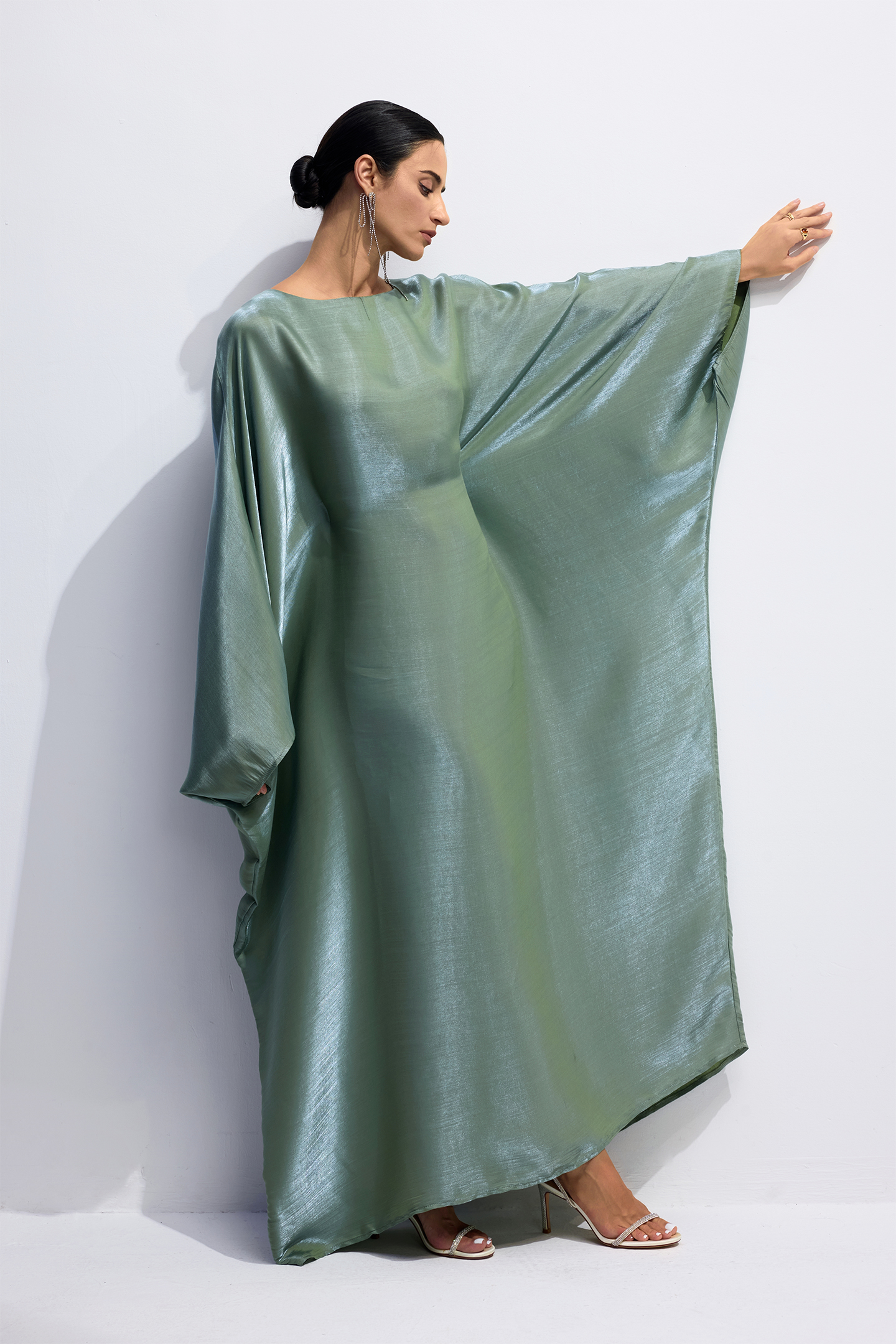Madeline Batwing Sleeve Maxi Kaftan-purelyfable
