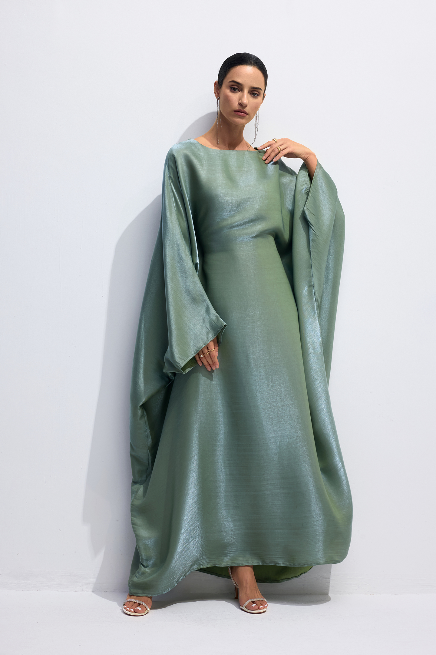 Madeline Batwing Sleeve Maxi Kaftan-purelyfable